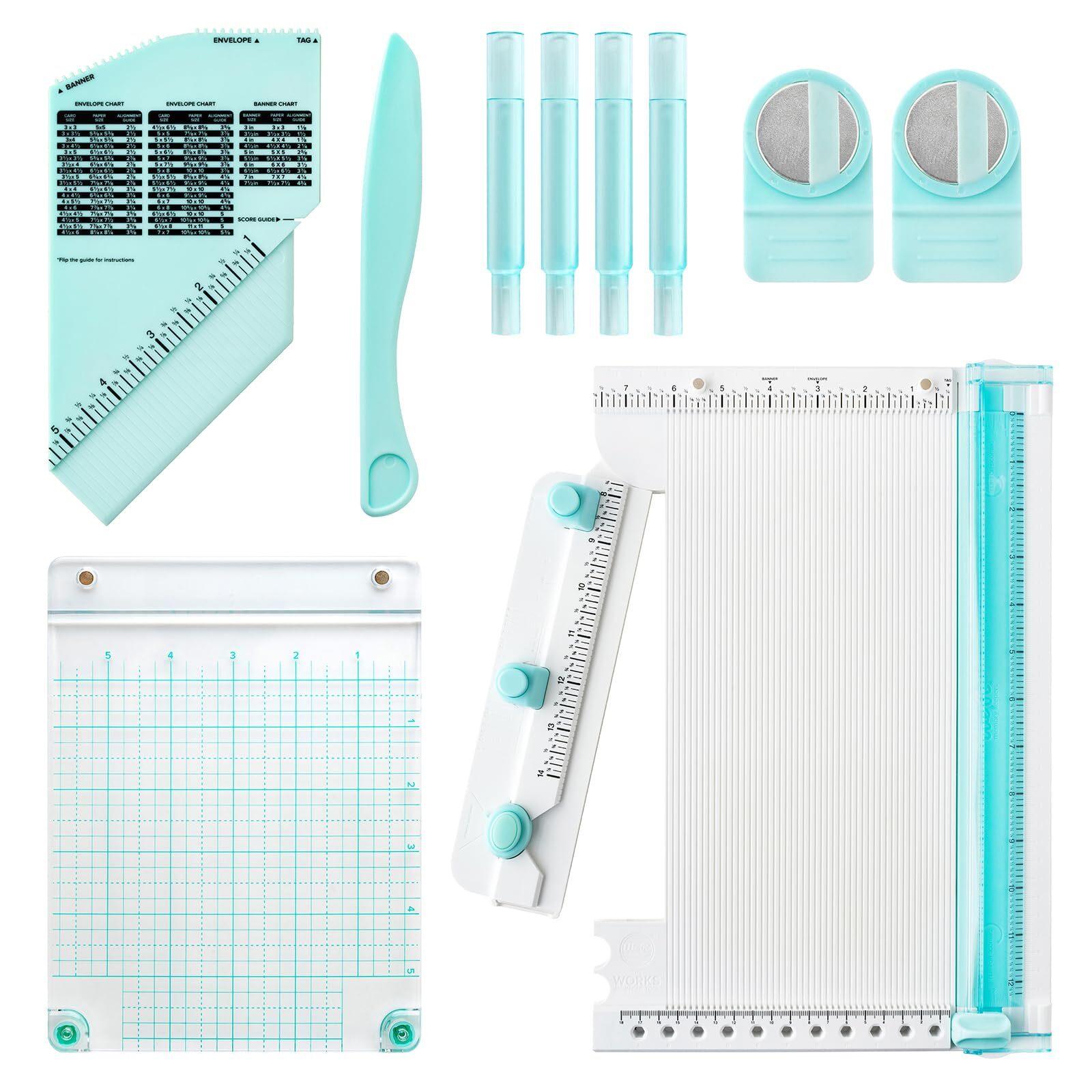 We R Memory Keepers The Works All In One Craft Tool 12 Piece White