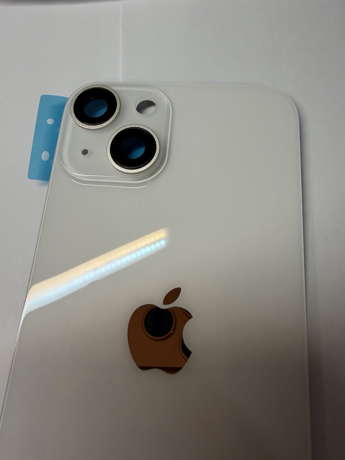 iPhone 14 Housing Frame replacement +back Glass OEM Color White