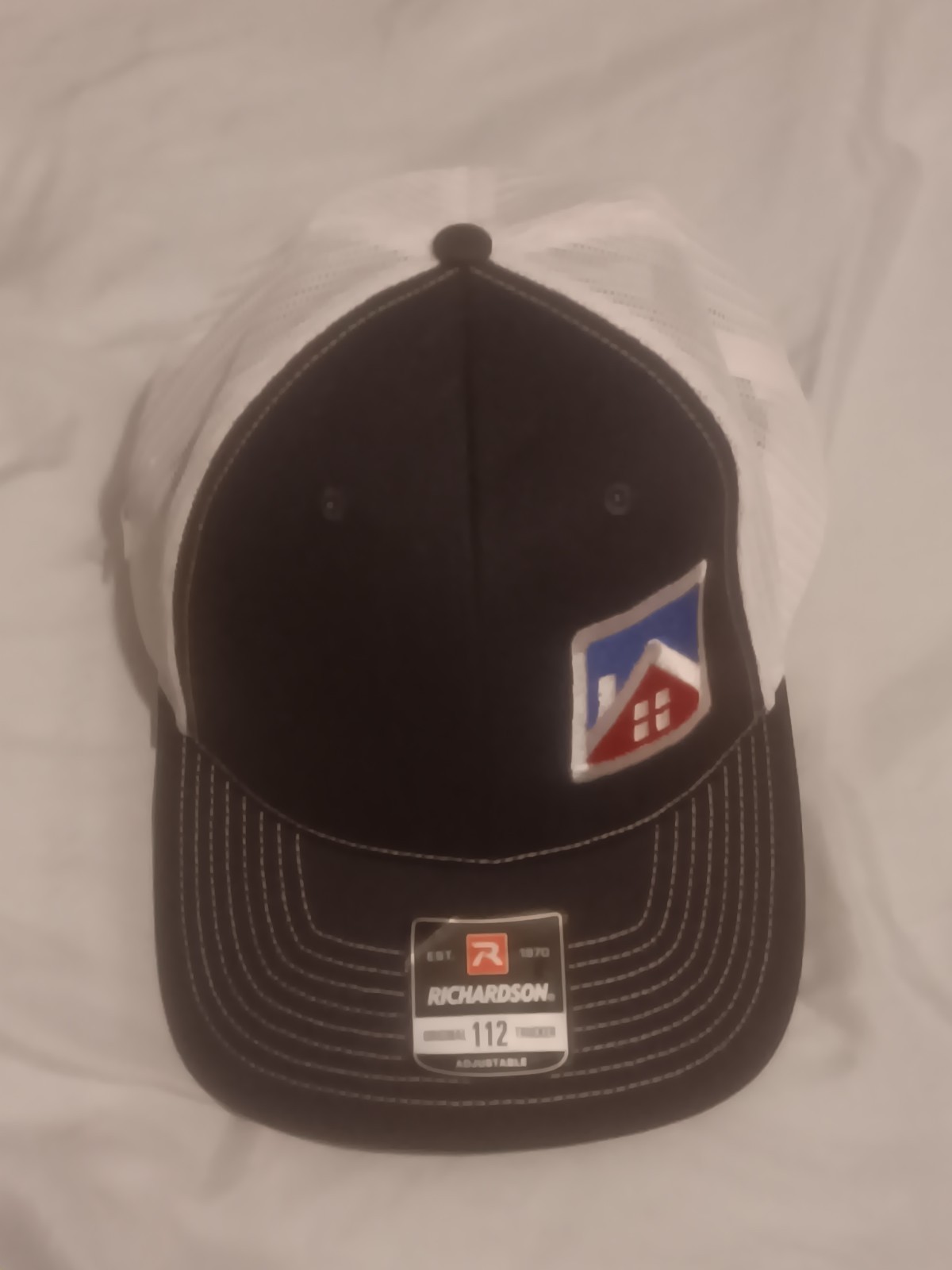 Pre-owned Richardson original 112 Trucker  Women  Hat Color Blue And White