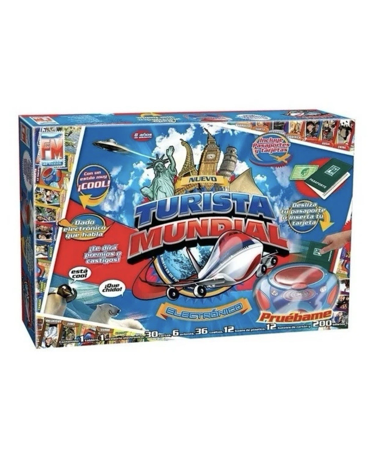 TURISTA MUNDIAL ELECTRÓNICO - JUEGO DE MESA MEXICANO