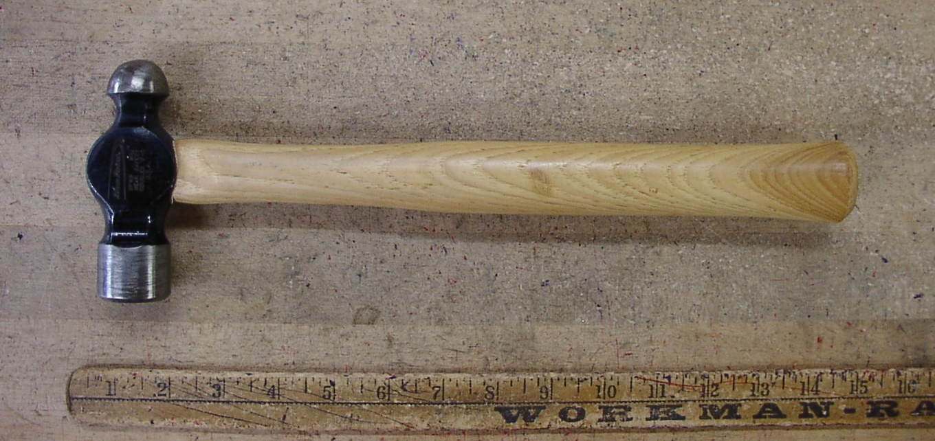 Vntg Blue-Point BP-16B,32 oz. Head Ball Peen Hammer,With Original Handle,XLINT!