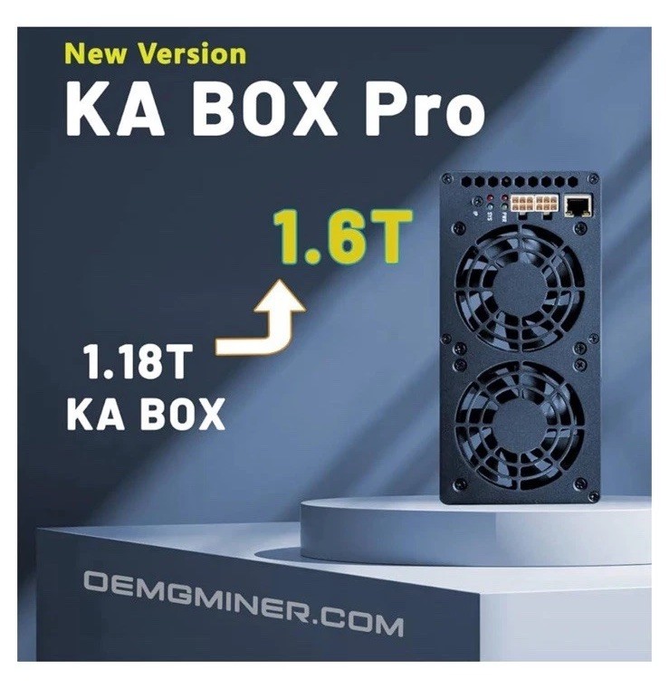 Goldshell KA Box Pro ASIC Miner KAS Miner KHeavyHash Algorithm Kaspa Mining