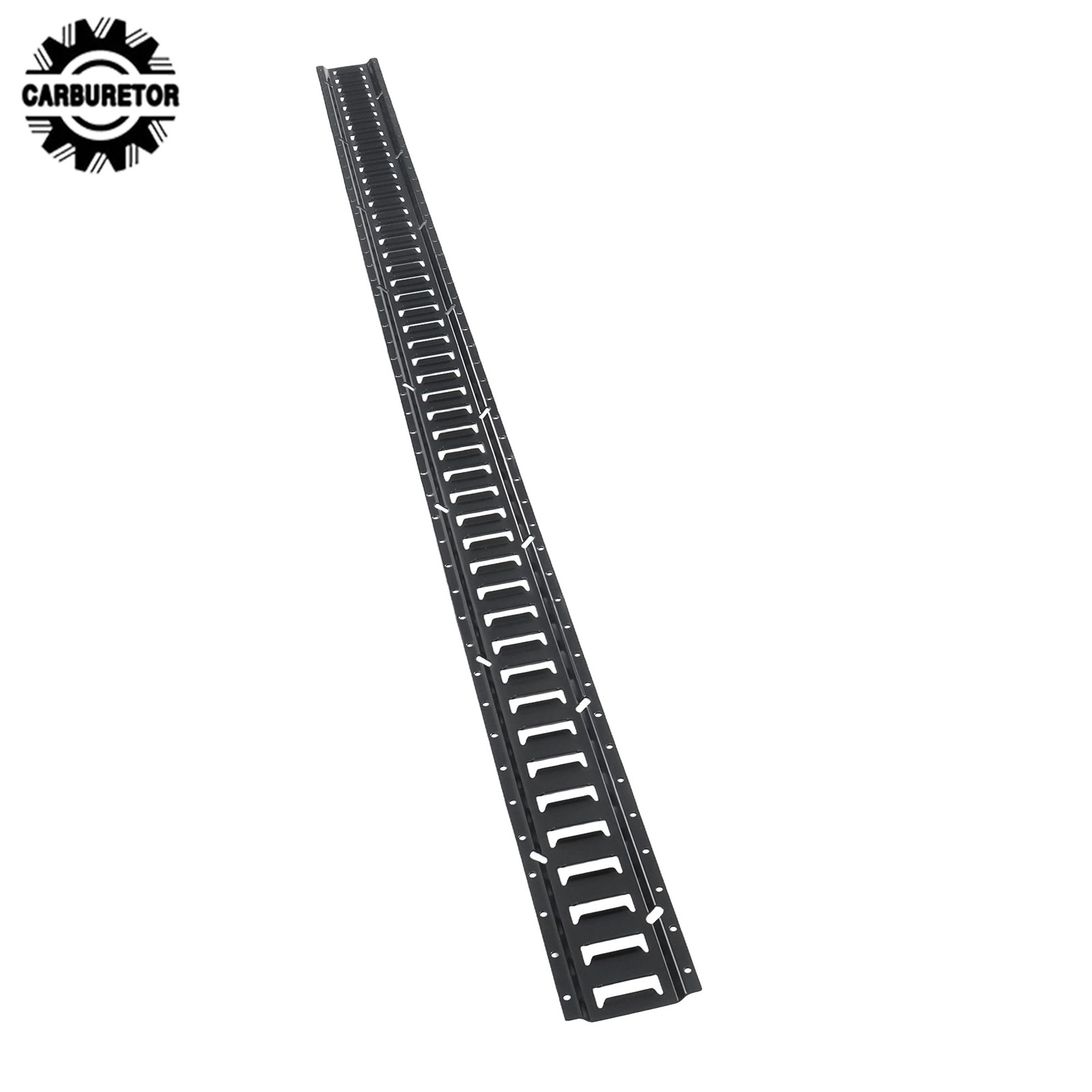 8 Feet Long E Track Rails Black Finish 5 Pack For Cargo Management System