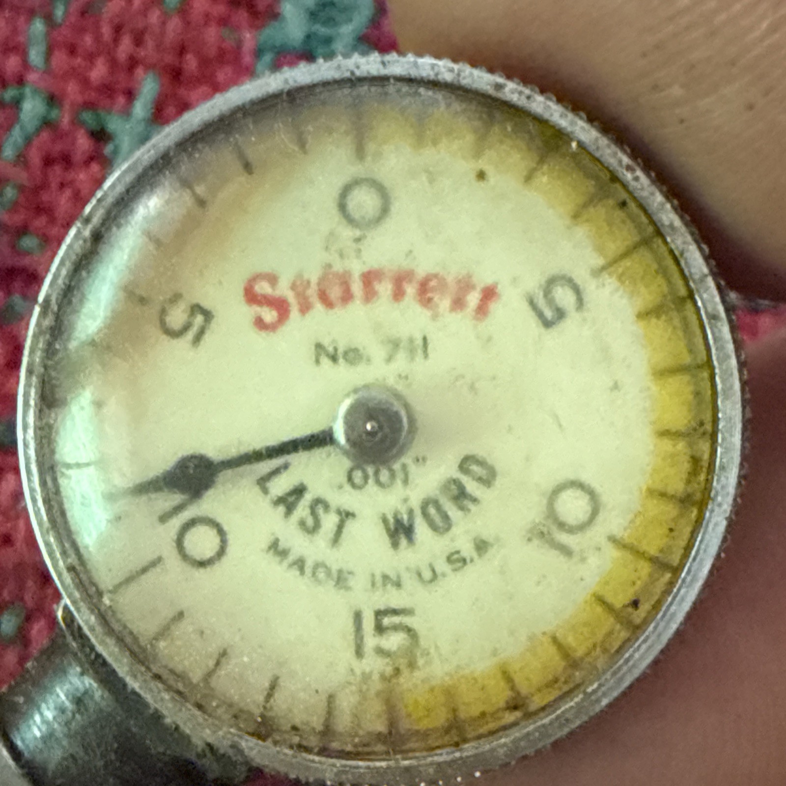 Antique Vintage Starrett Last Word Dial Test Indicator 🇺🇸