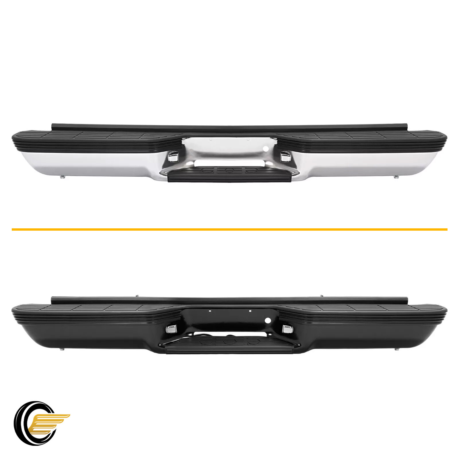Rear Bumper Assembly/ Step Pad/ Face Bar For Chevy/ GMC C/K Series 1988-2000