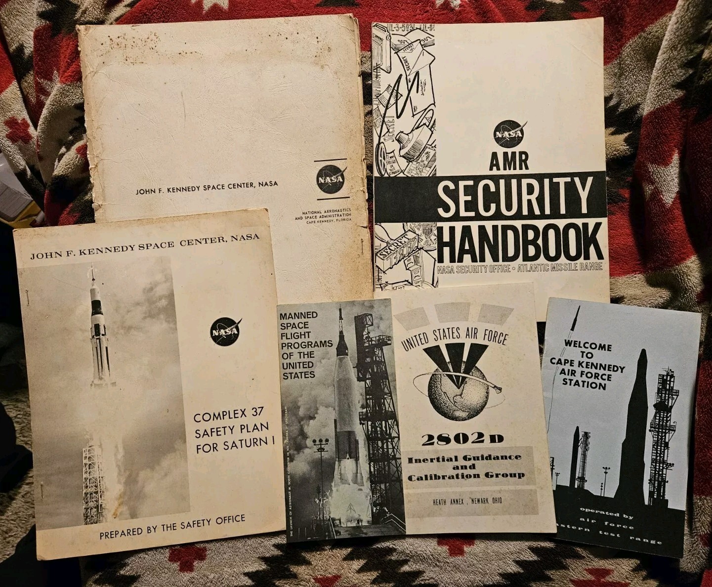 Saturn SA-7 John F. Kennedy Space Center NASA Complex 37 Safety Plan Booklet +++