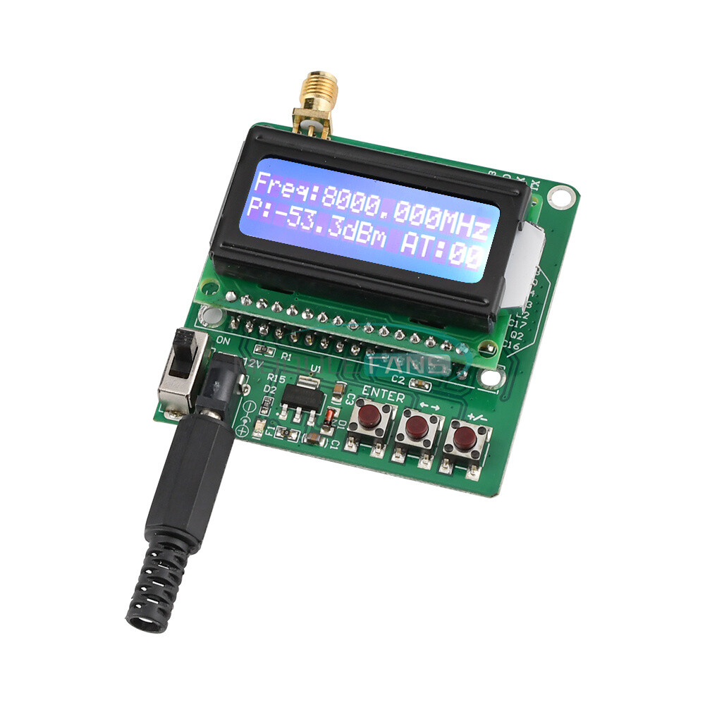 1M-8G RF Power Meter -60 to -5dBm LED Digital Display Signal Strength module