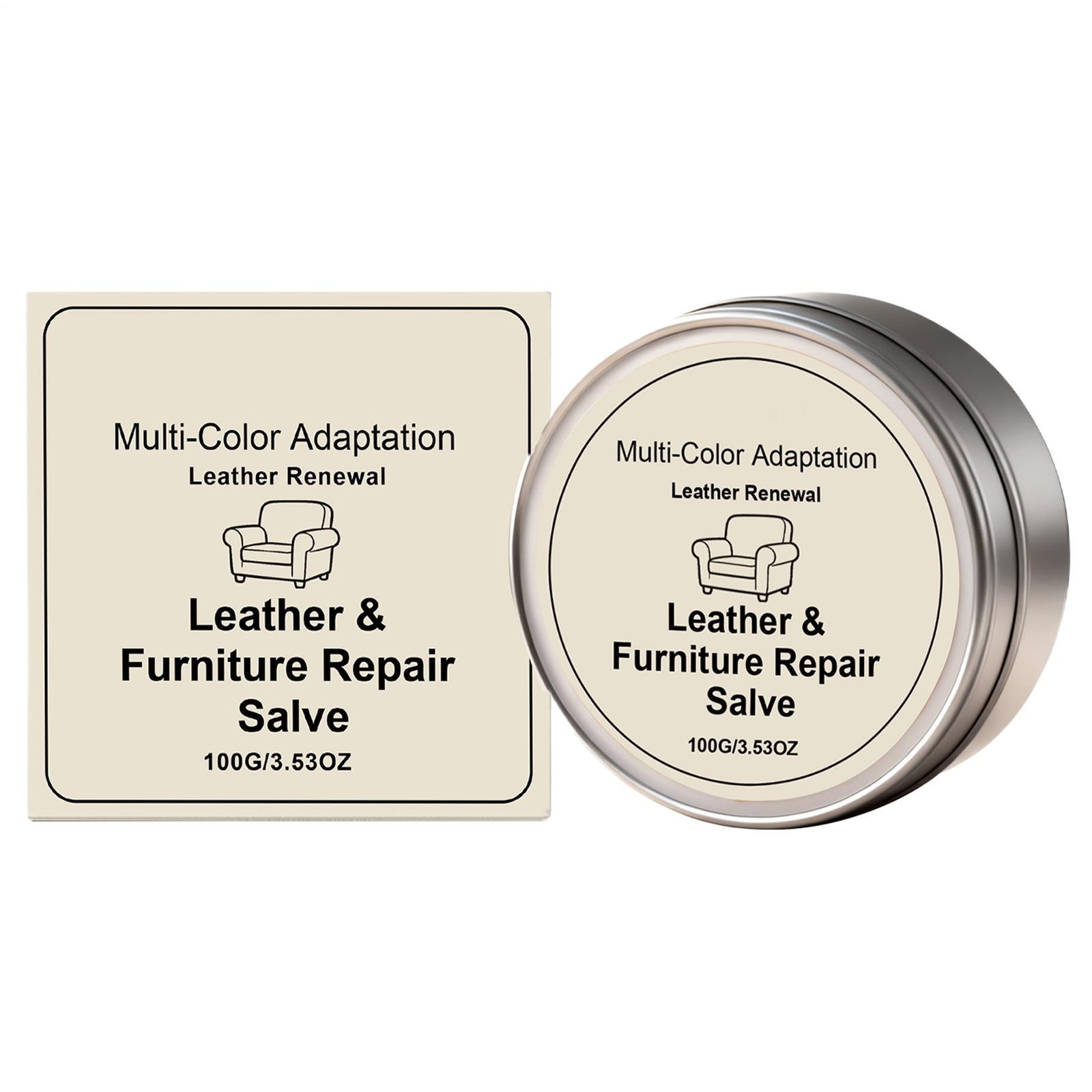 Leather Restoration Cream 100g Scratches & Cracks & Faded Leather