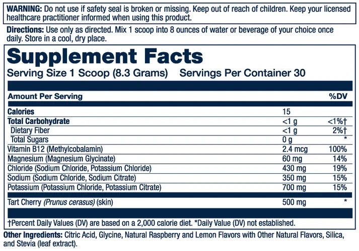 Solaray Electrolyte Recovery - watermelon 227 grams
