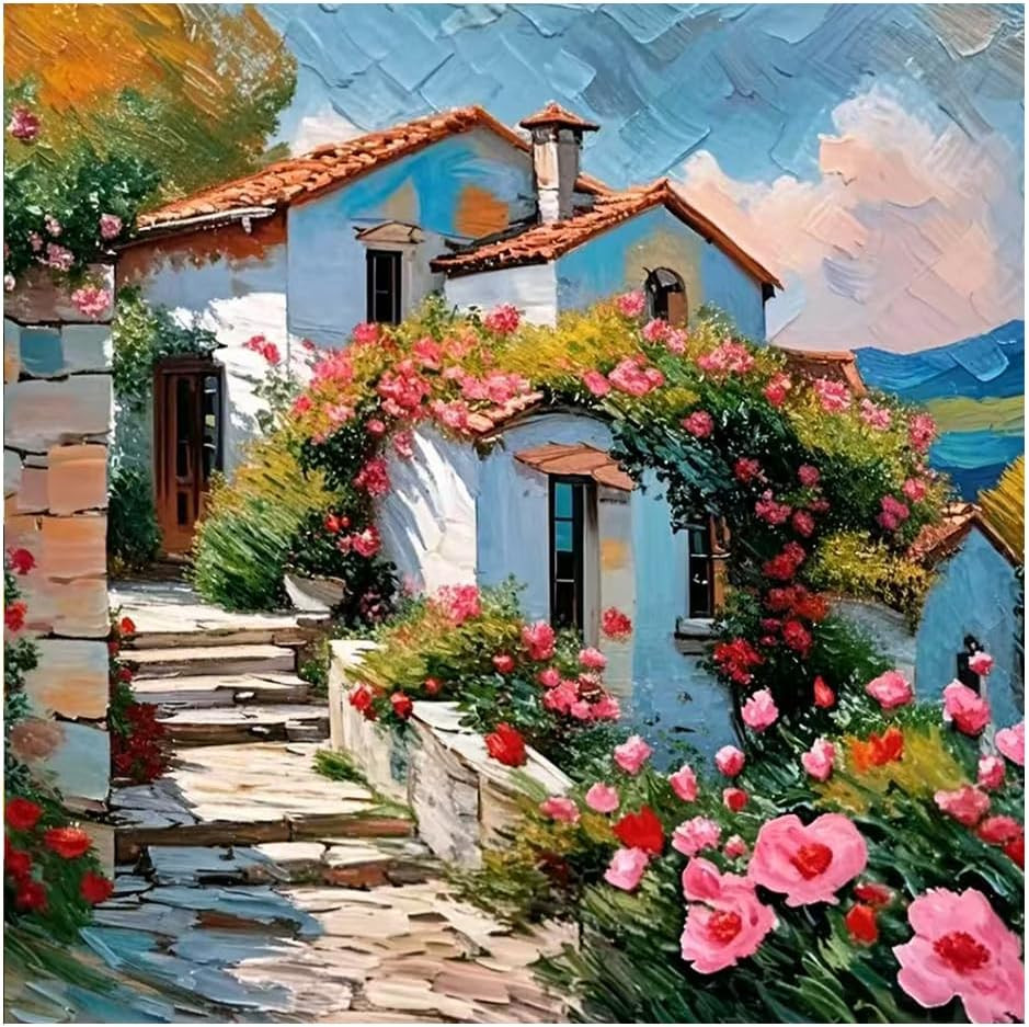 Landscape Scenery Diamond Art Painting Kits for Adults: Country Diamond Art Pain