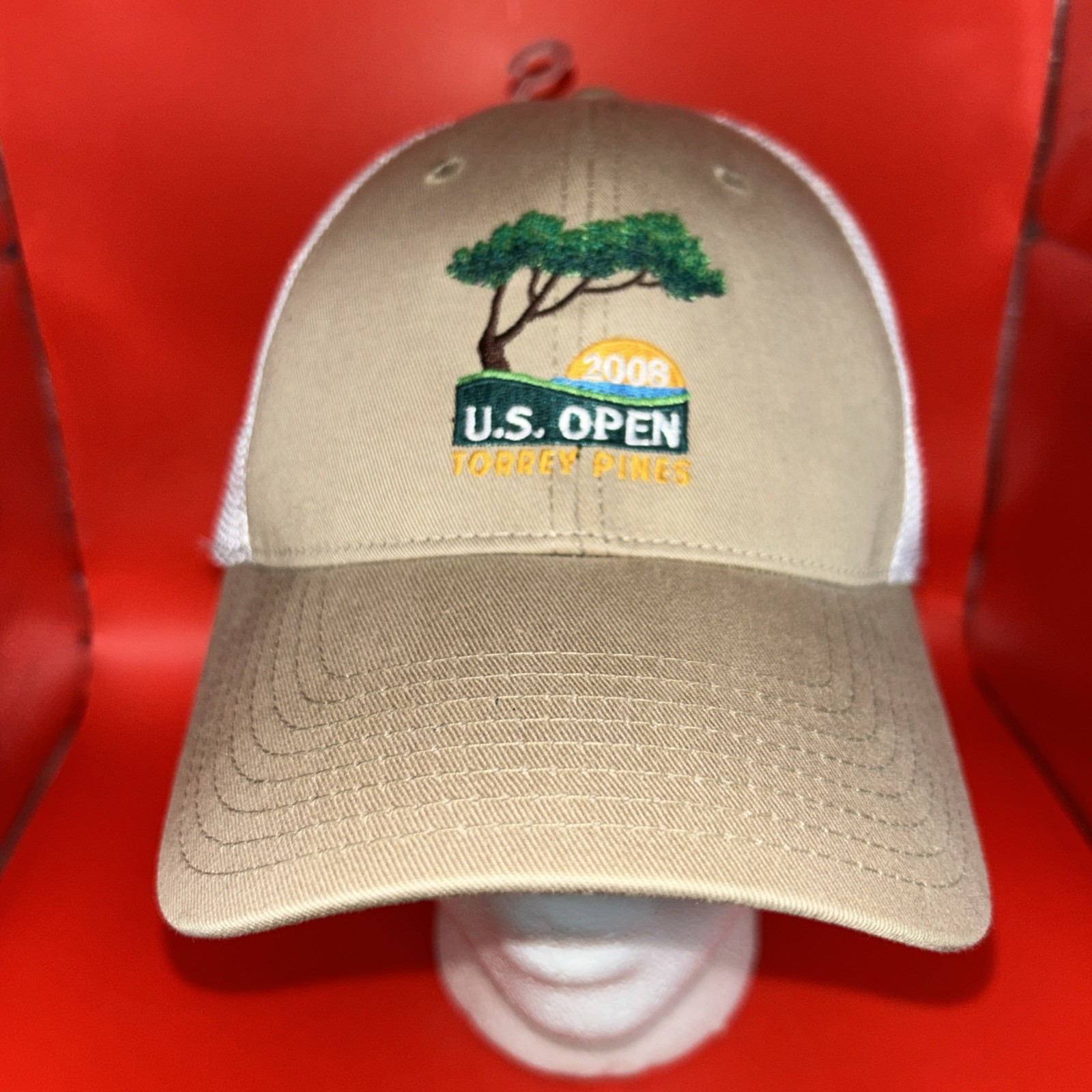 U.S. OPEN 2008 Golf Hat Cap Tiger Woods Torrey Pines Baseball American Needle L