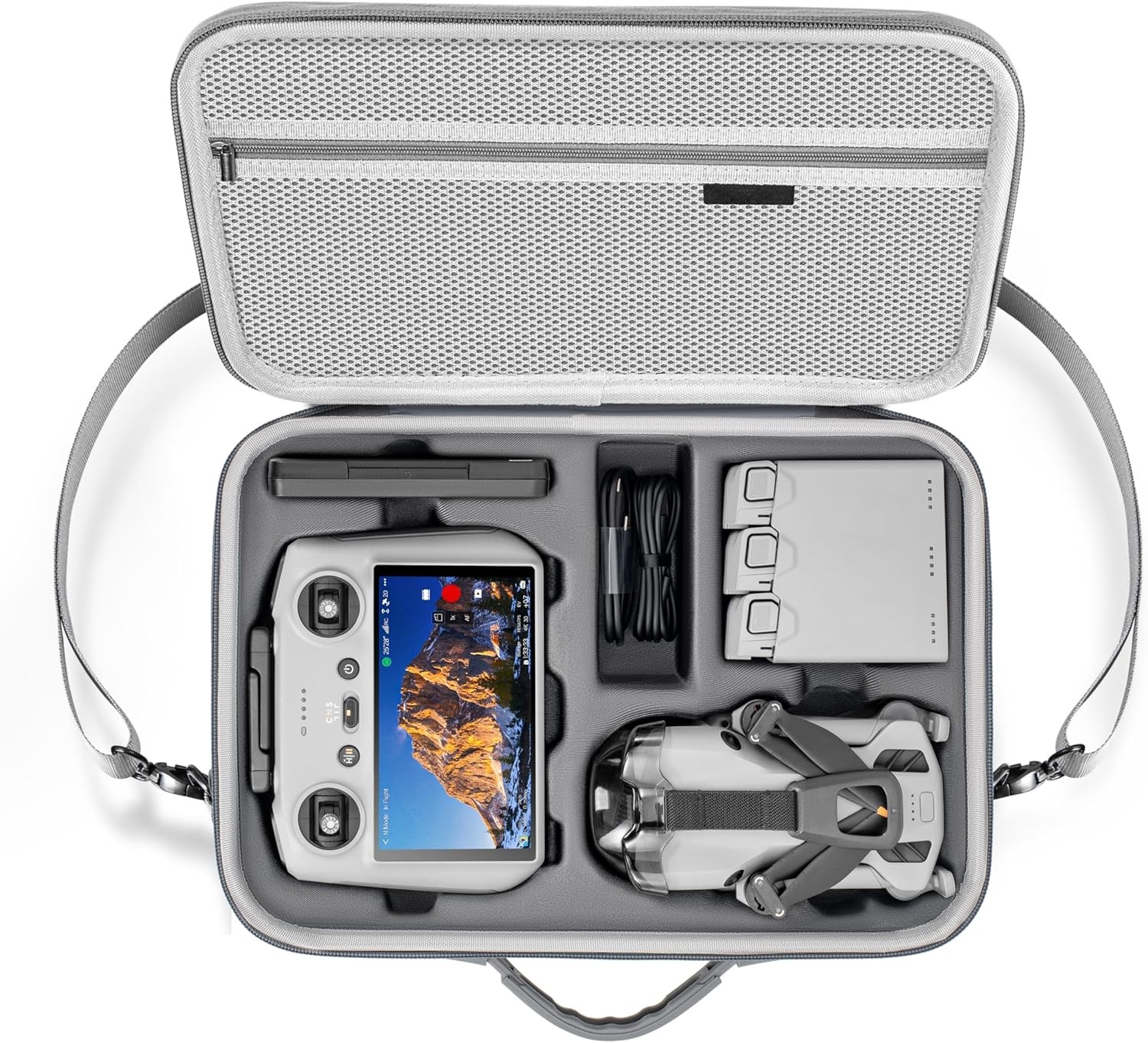 Portable Carrying Case for DJI Mini 5 Pro & RC 2 Controller - Fly More Combo