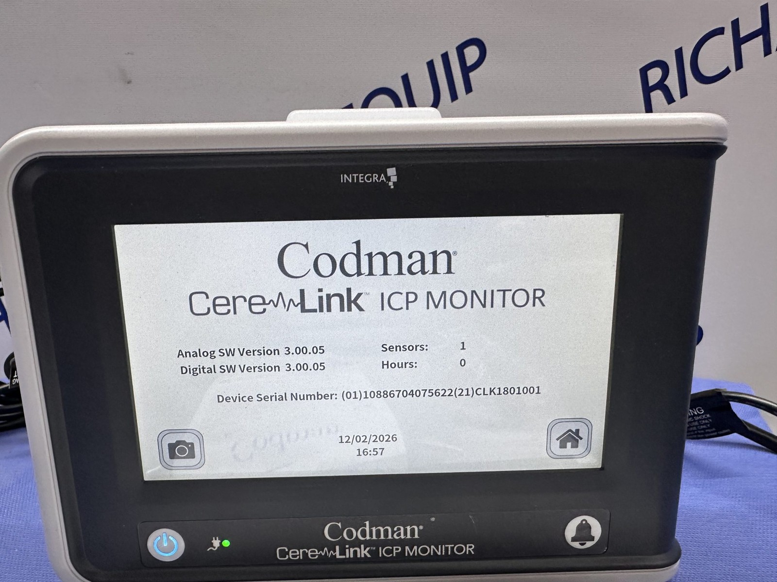INTEGRA CODMAN CERELINK ICP MONITOR