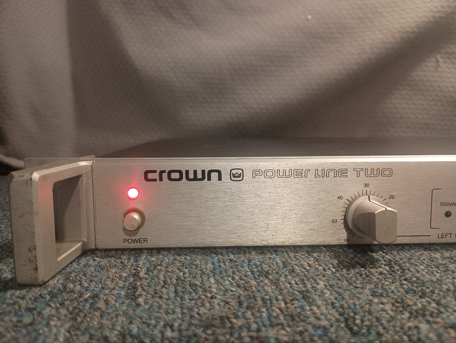 Crown Power Line two PL-2 Rackmount Stereo/Mono Power Amplifier (Pro Serviced)