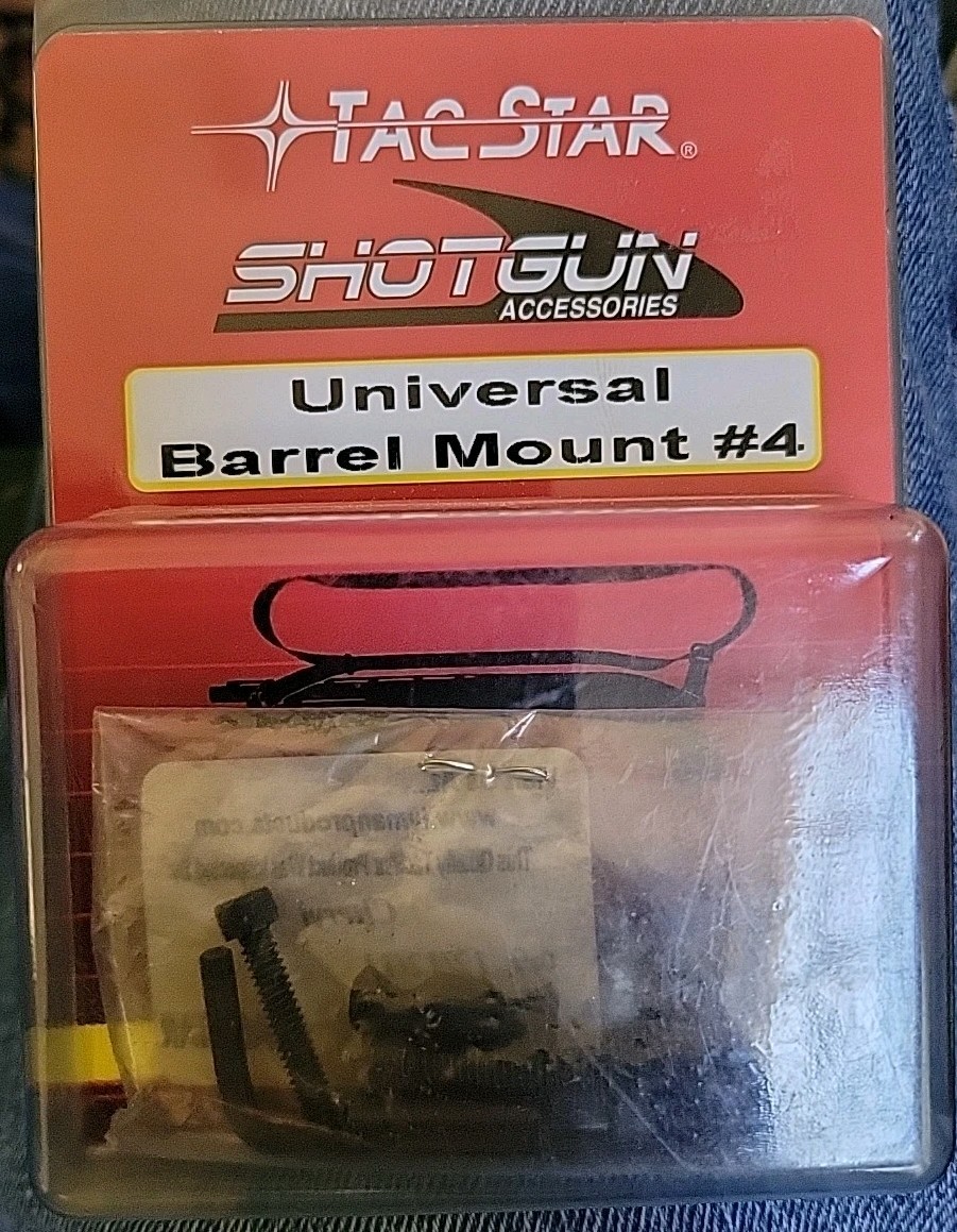 TacStar Universal Shotgun Barrel Mount #4 attach 1" Light to a 3/4" - 1" Barrel