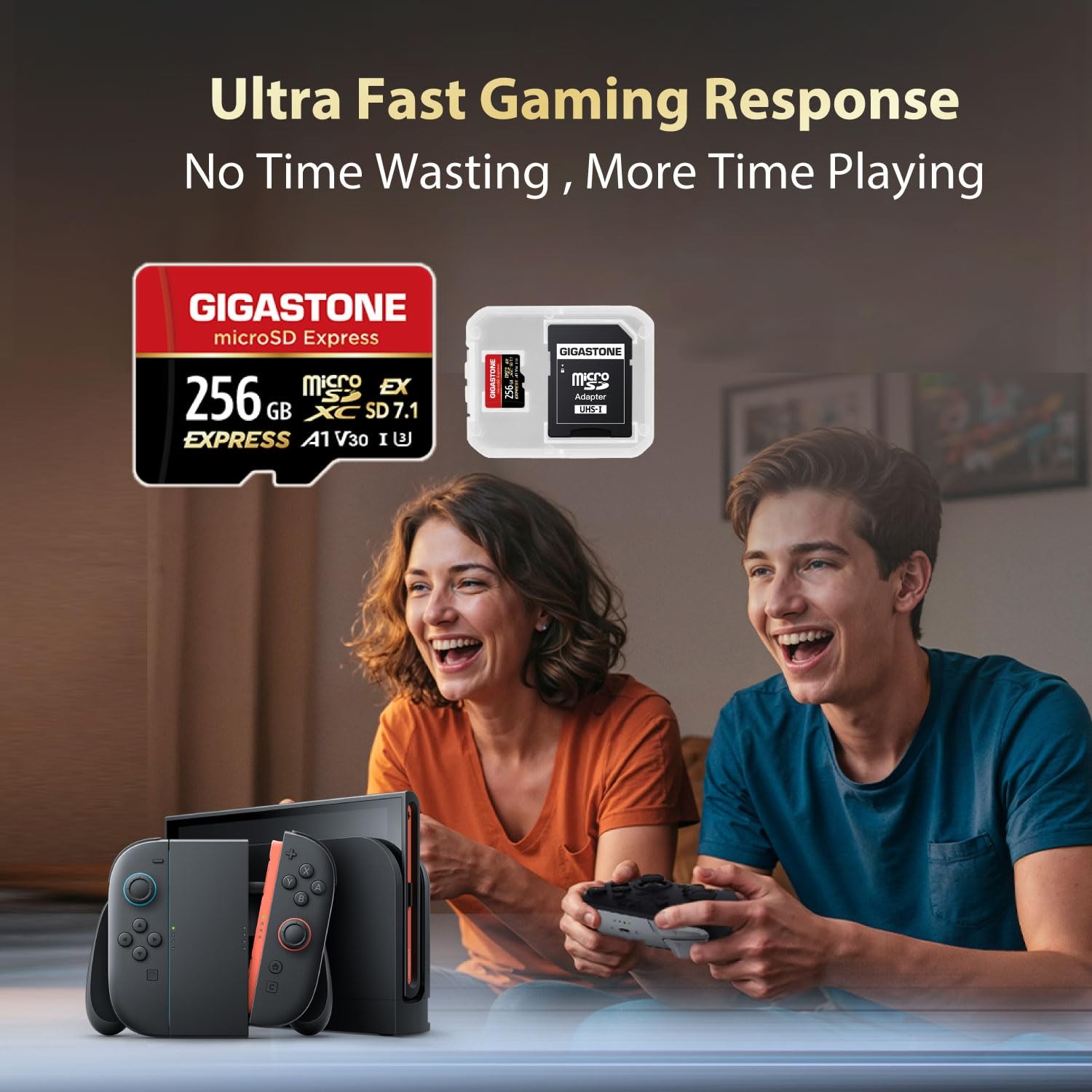【Designed for Switch 256GB, microSD Express 256GB + USB C Card Reader