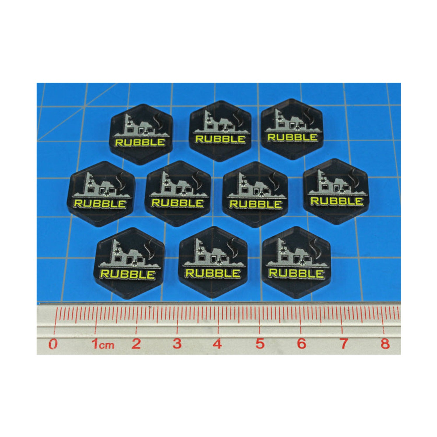 Litko Battletech Premium Printed Mecha Battlefield Terrain Rubble Tokens New