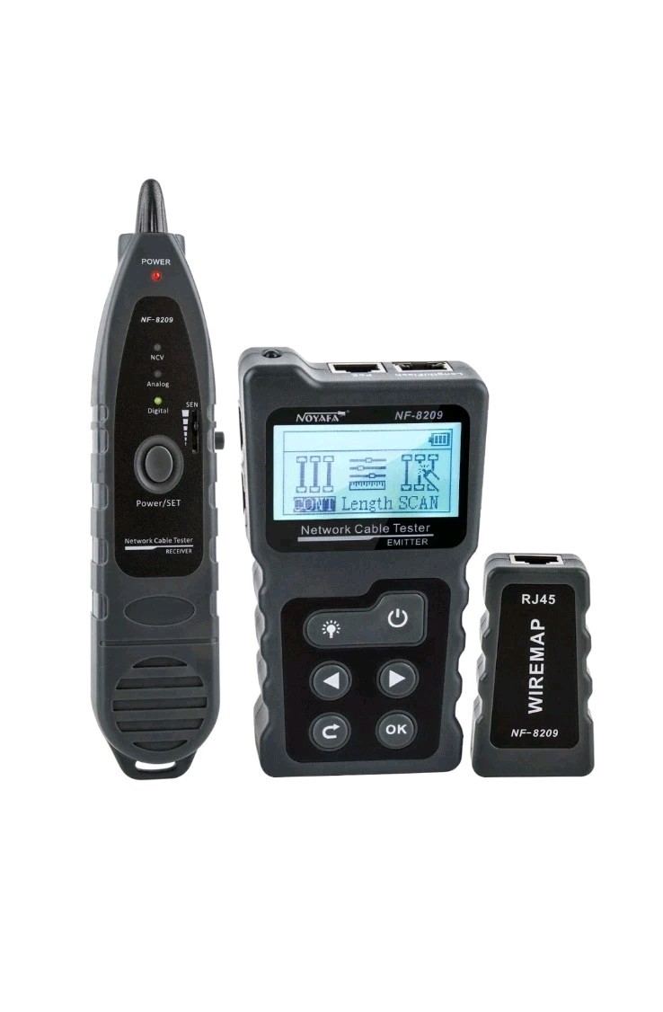 NOYAFA NF-8209 Network Cable Tester Poe Wire Checker Cat5/Cat6 Length Wiremap