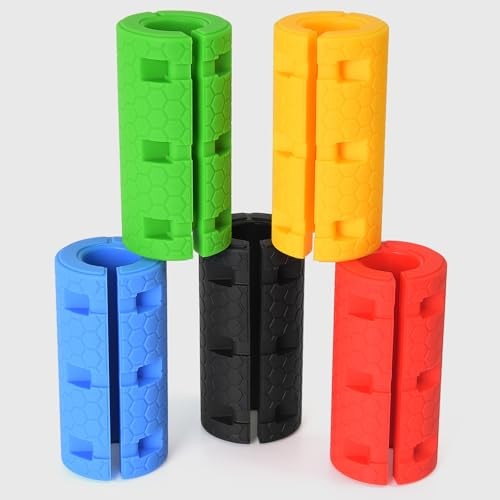 WOOGA Motorcycle Universal 25-32MM Bumper Decorative Blocks Engine Black