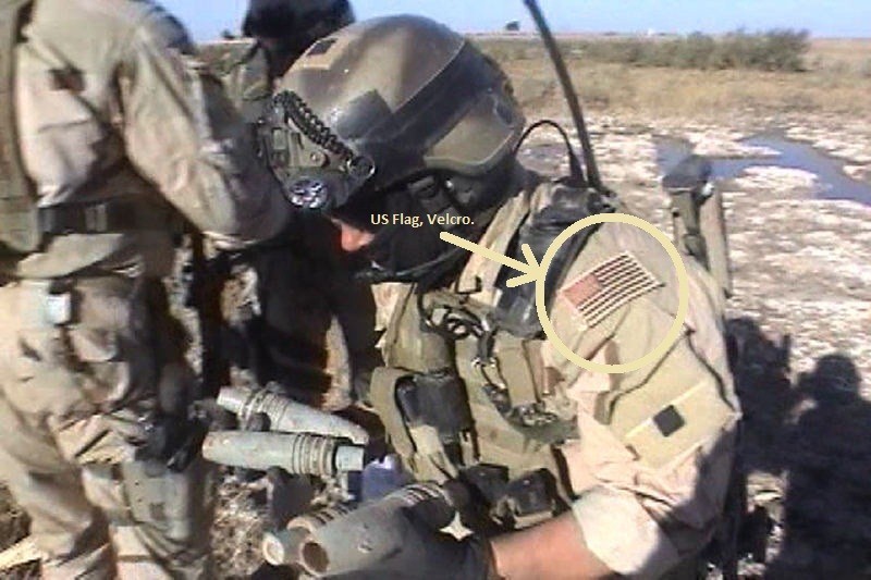 WAR IN SAND BOX JSOC JTF SPECIAL FORCES GROUP SFG  vêlkrö US FLAG (Desert Camo)