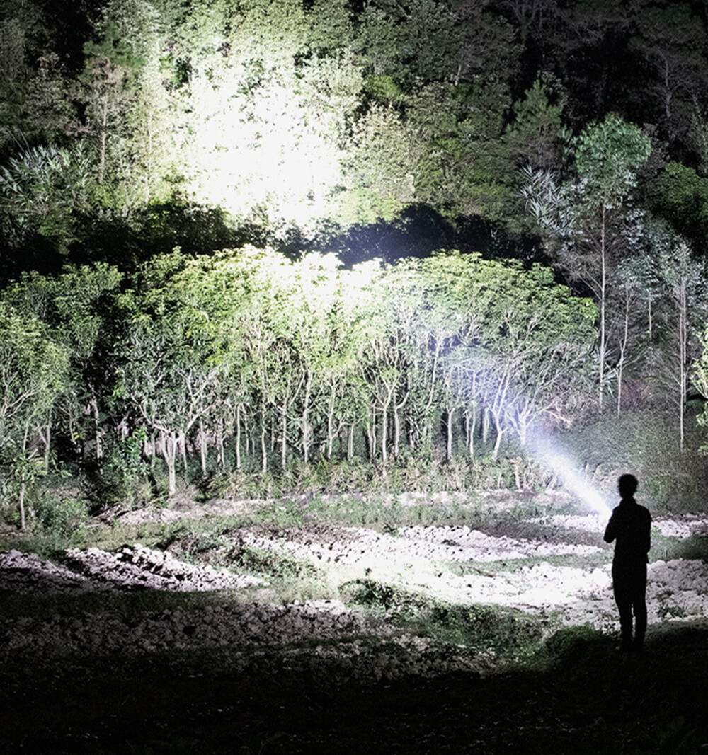 Powerful 200000LM P70 LED Searchlight Work Light Portable Flashlight Spotlight