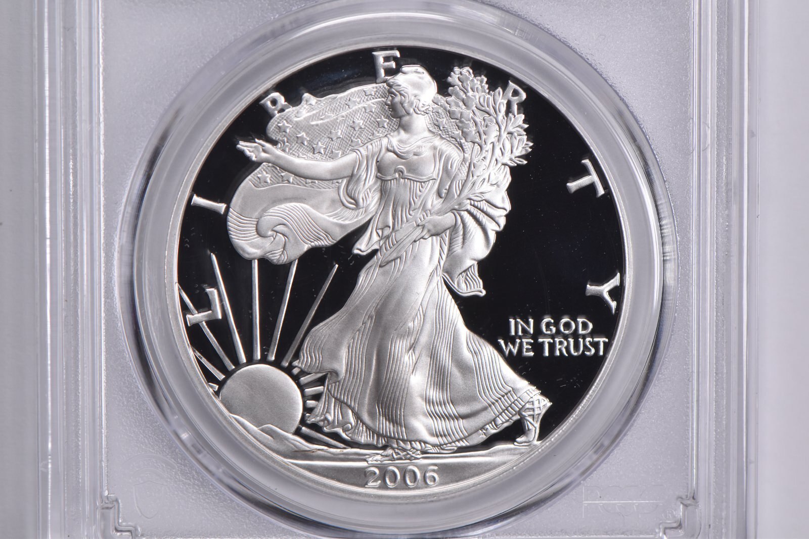 PR70 2006-W DCAM American Silver Eagle PCGS Blue Label