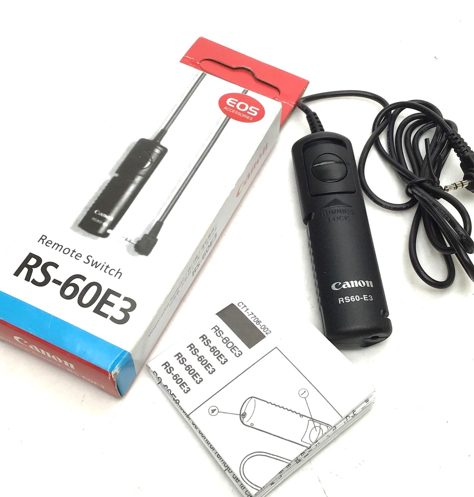 Canon Remote Shutter Release for Rebel EOS RP R6 R7 R10 M T7i T6i T5 T5i G16 G1X