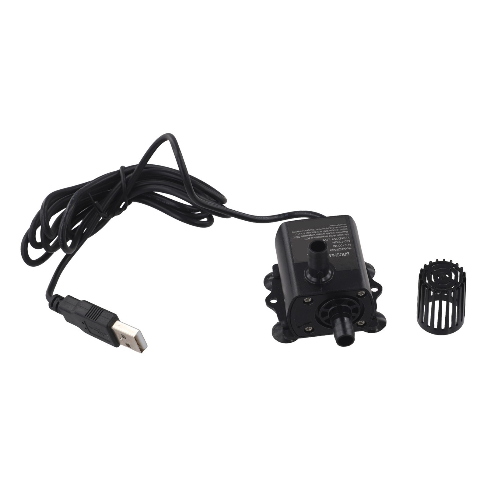 Compact USB Brushless Water Pump with Filter for Various Water Applications