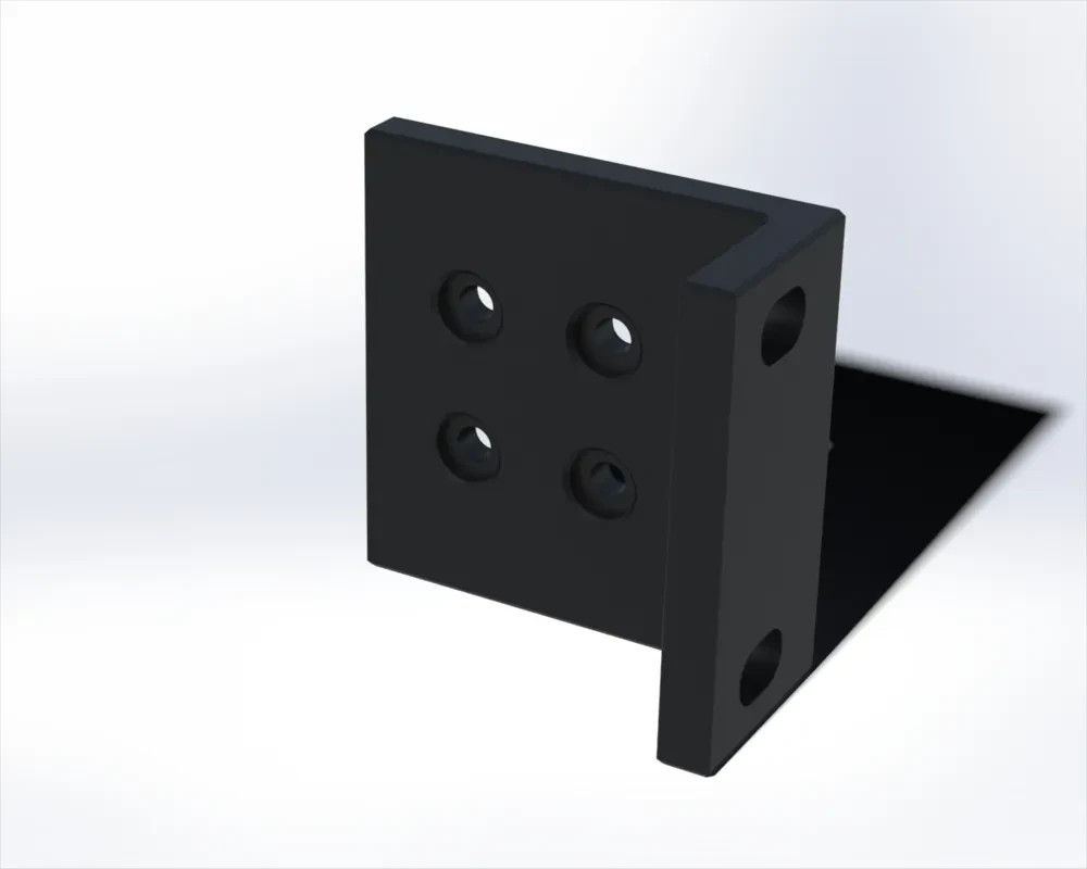 2 Pack - 1U 19" Network Rack Bracket Ears Universal Mount - 3D Printed