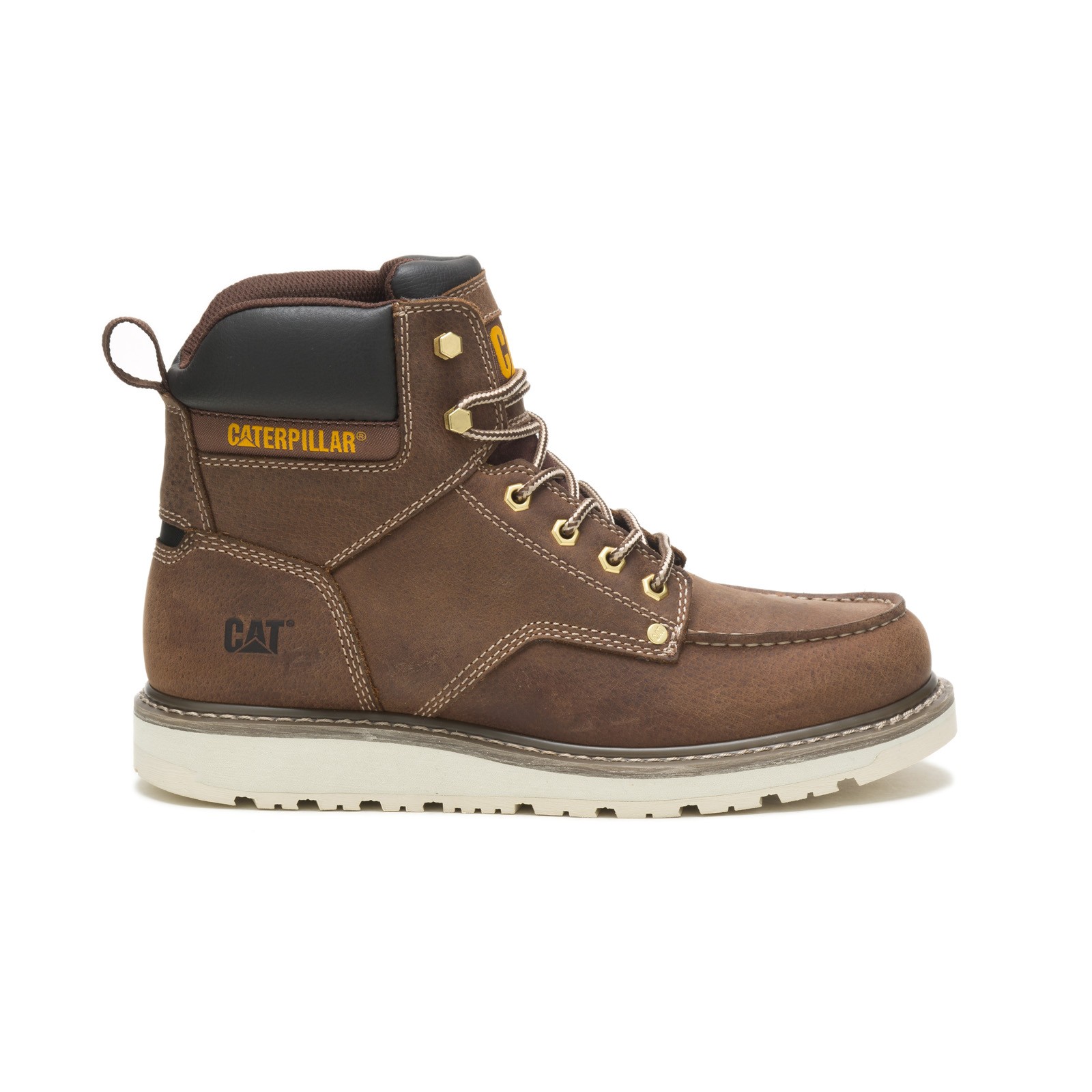 Caterpillar Calibrate P51074 Mens Brown Wide Leather Work & Safety Boots 13