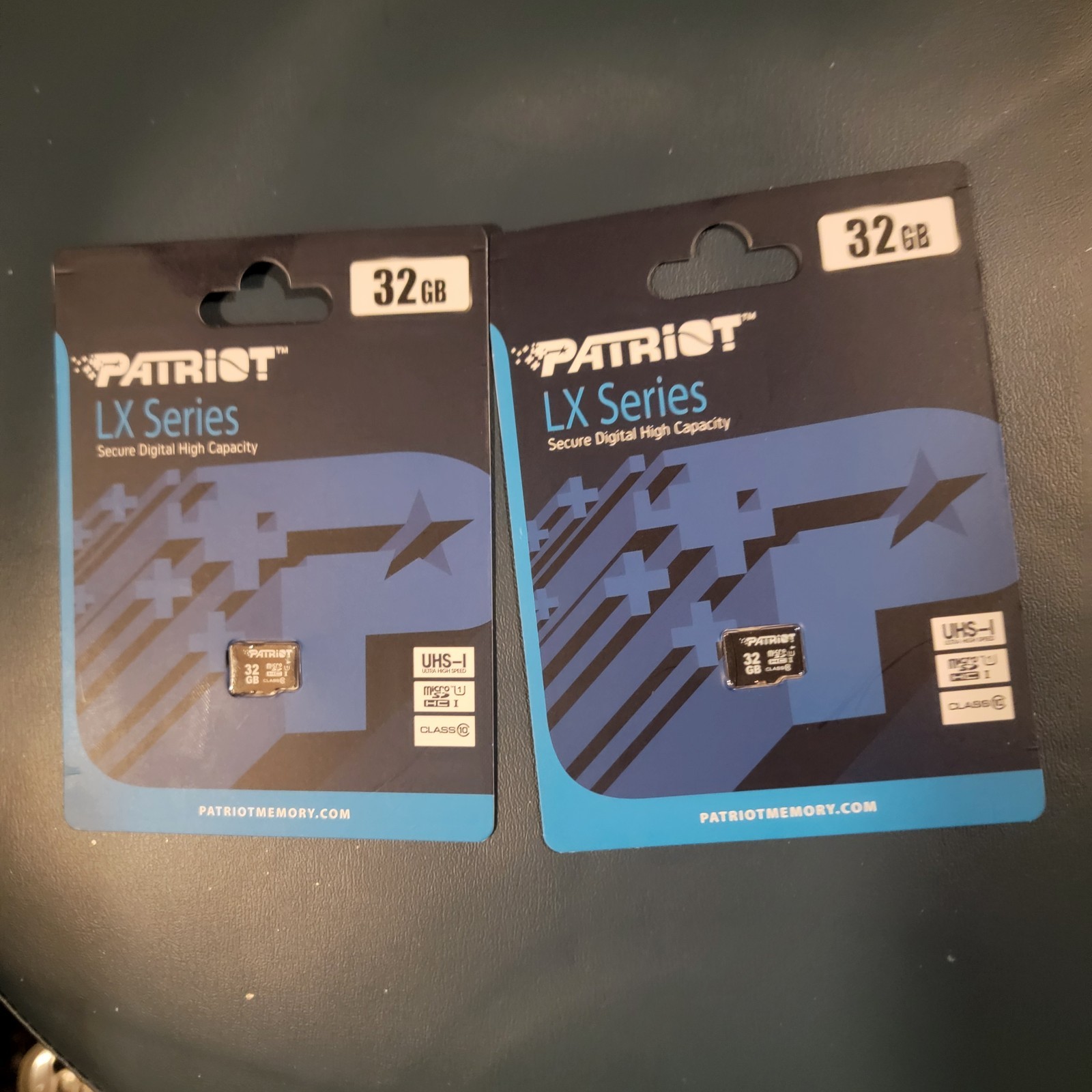 Patriot LX Series Micro SD Flash Memory Card 32GB Clas 10  PAIR 2 PIECES