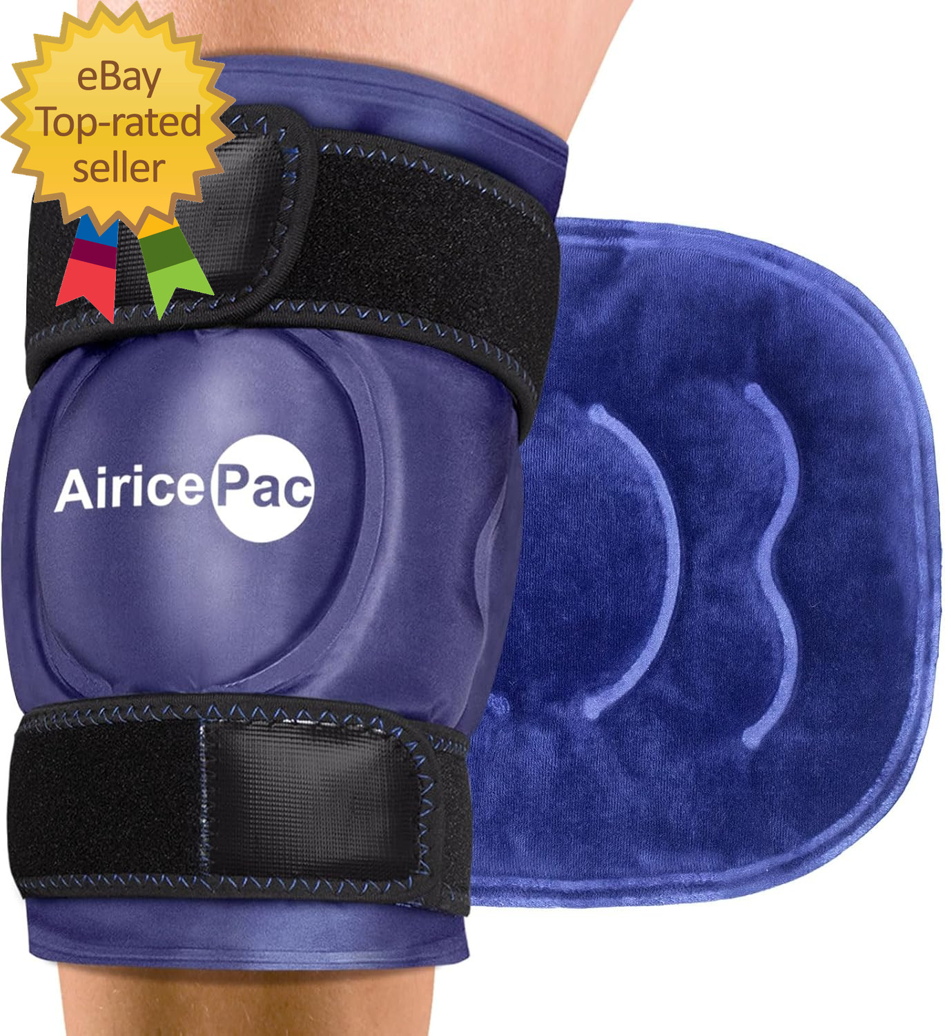 Ice Pack for Knee Pain Relief  Reusable Gel Ice Wrap for Injuries Swelling Knee