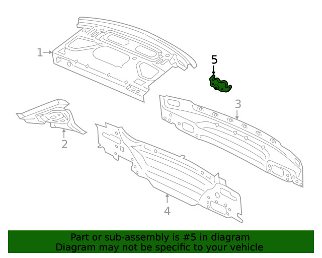Genuine Ford Quarter Panel Vent EM2Z-58280B62-A