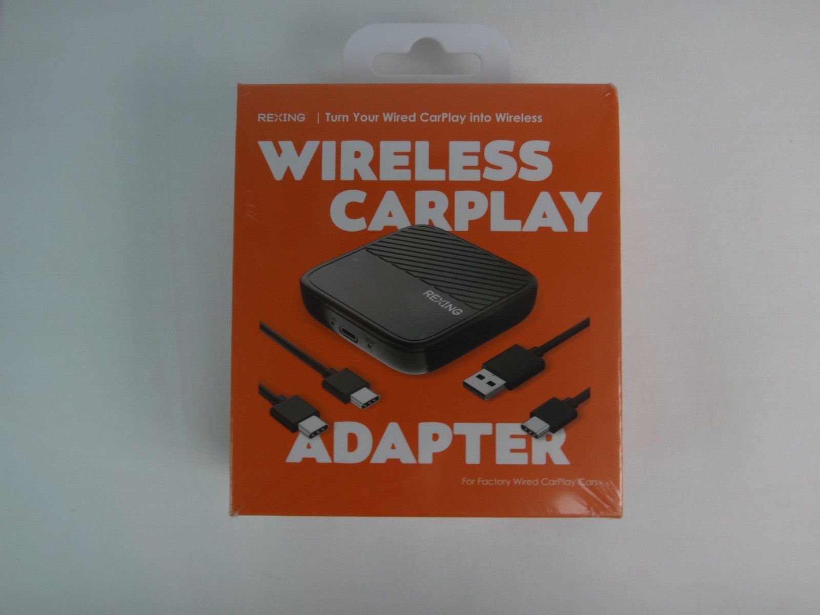 Rexing CPW-2 Wireless CarPlay Auto Adapter for iPhone in Box