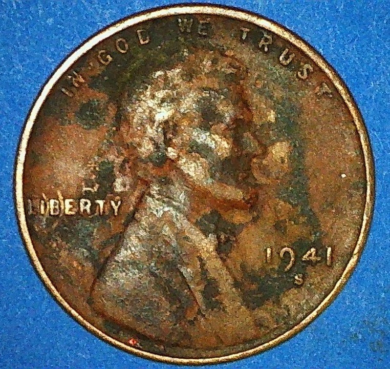 EXTREMELTY RARE 1941-S San Francisco Lincoln Wheat Back BN Copper 1 Cent Penny