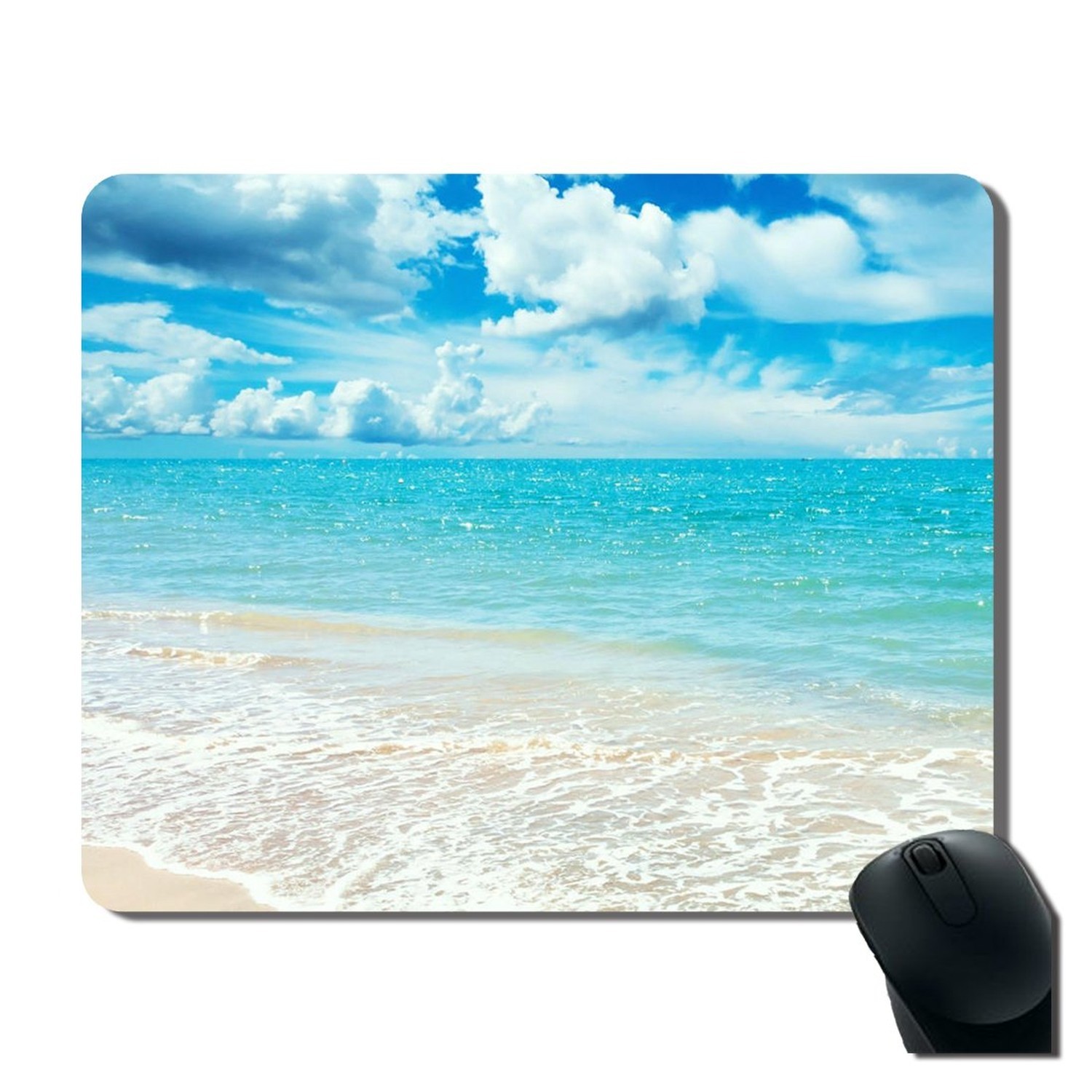 Sunny Day Mouse Pad, Mousepad (Beaches Mouse Pad)
