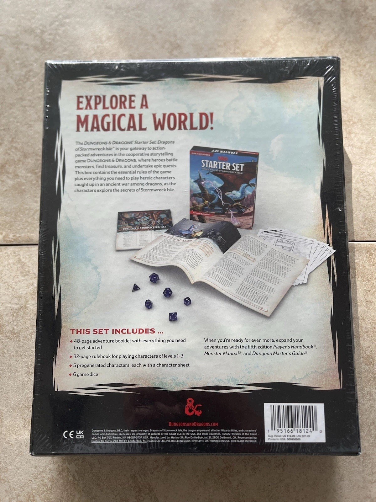D & D STARTER SET Complete - All Needed To Start Playing Dungeons & Dragons!