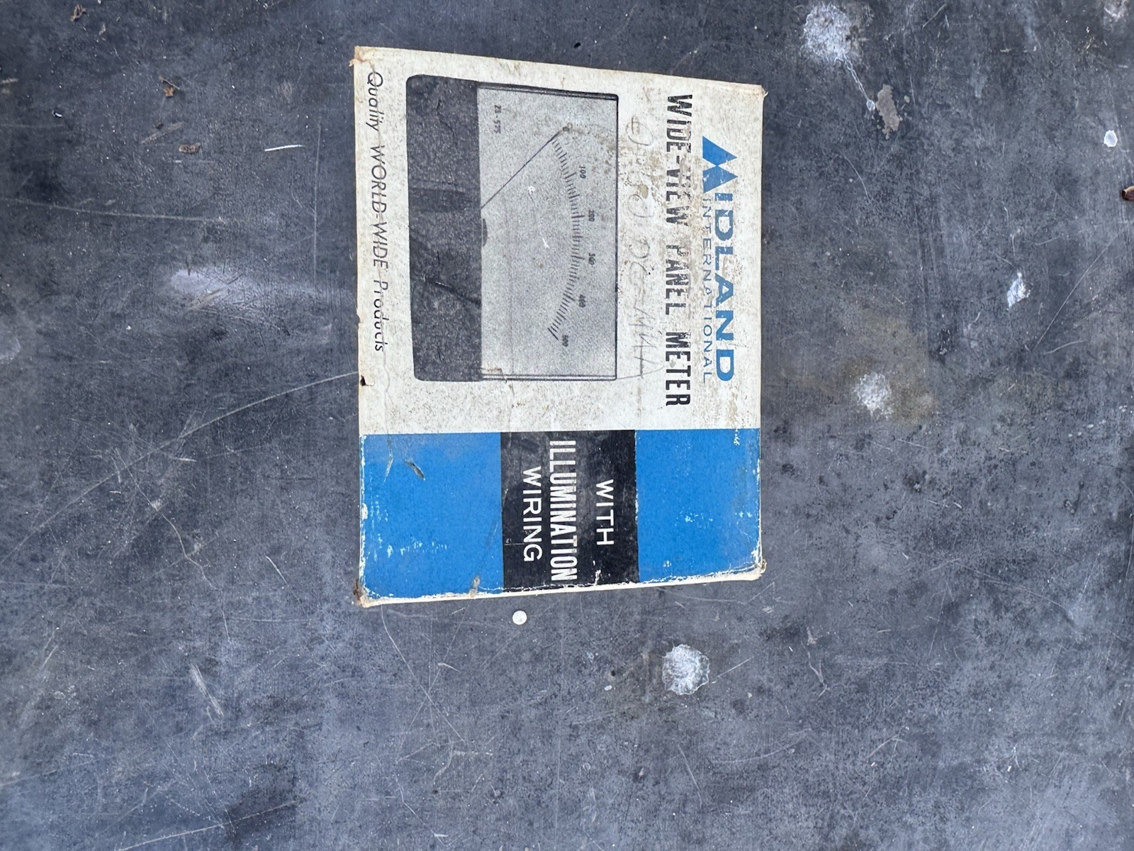 Midland Vintage Wide View Panel Meter 23-226