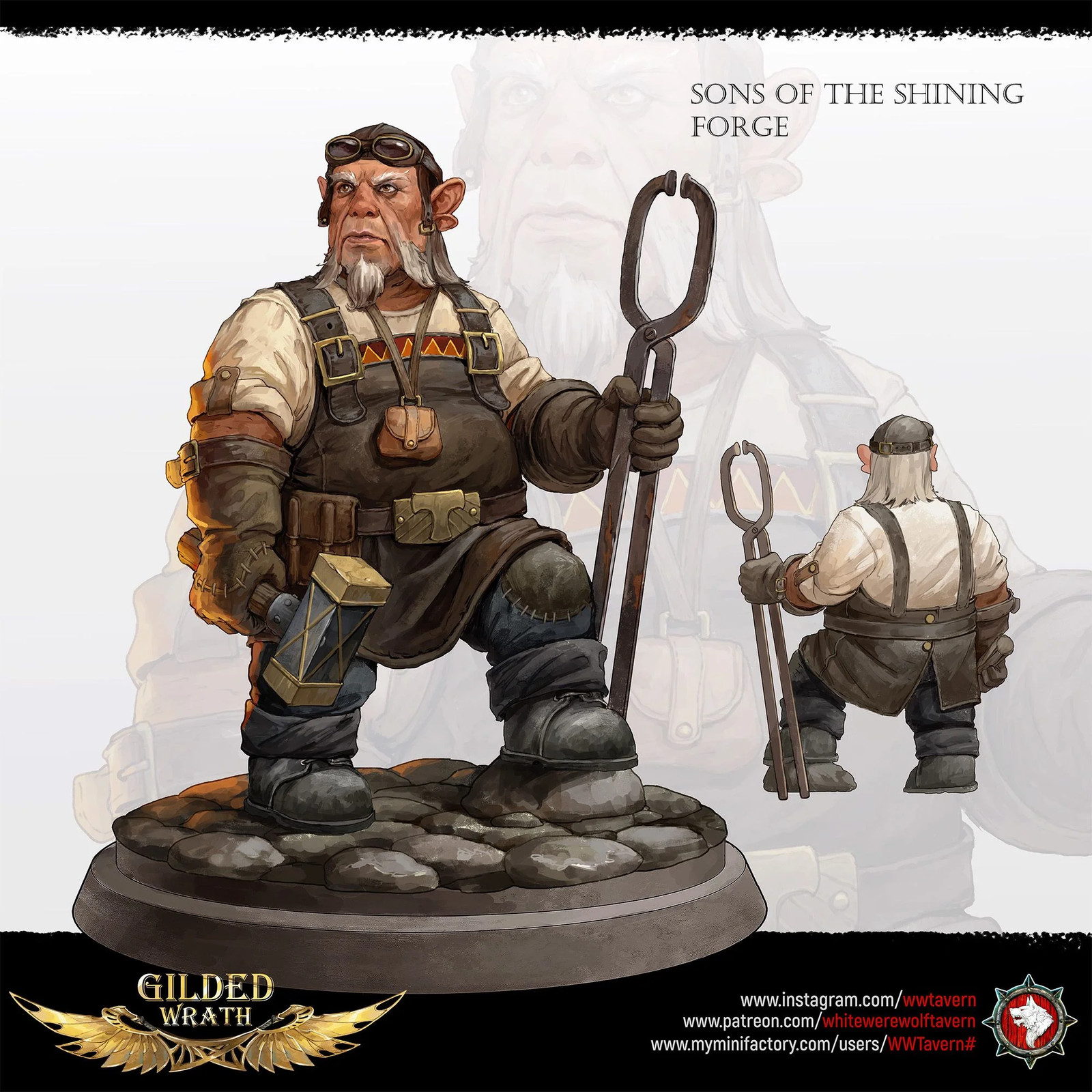 Sons of the Shining Forge - Resin Tabletop Miniature