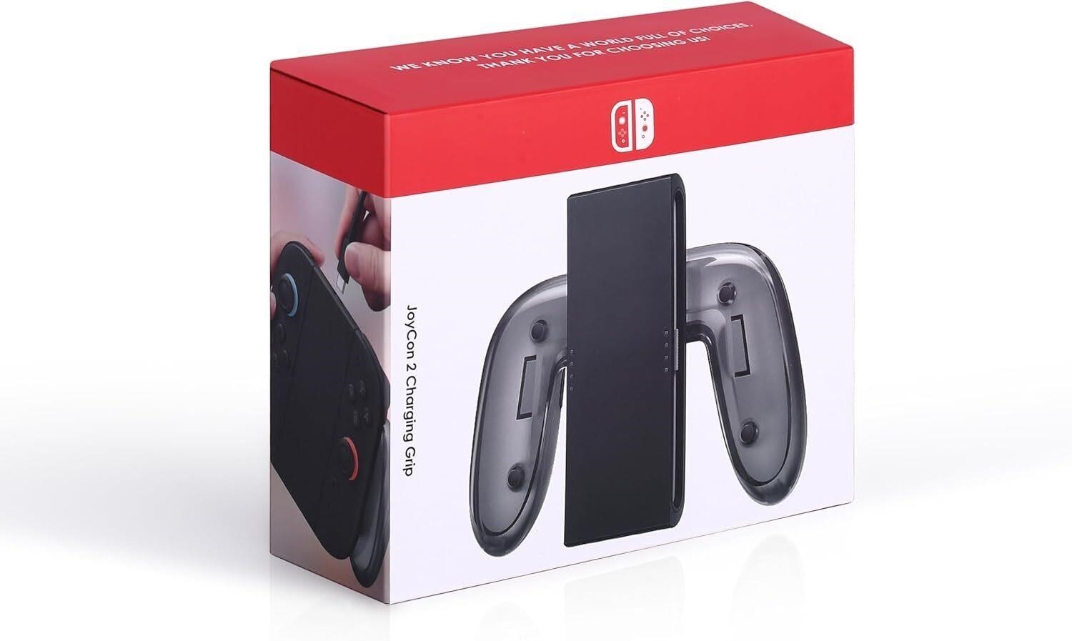 Switch Joycon 2 Charging Grip - Super Magnetic Fast Charger Accessories