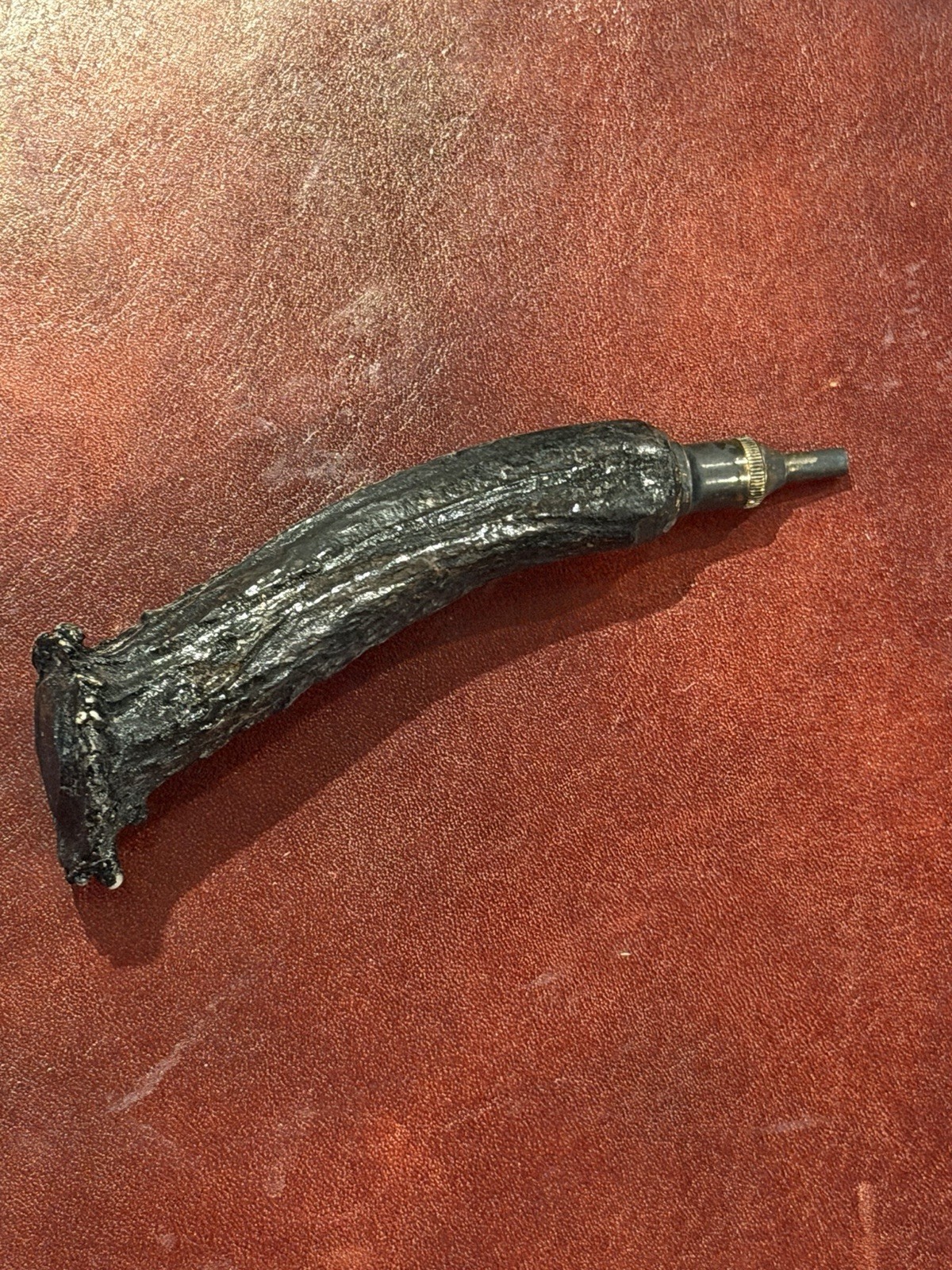 Muzzle-Loaders Antler Flintlock Pan Priming Powder Flask