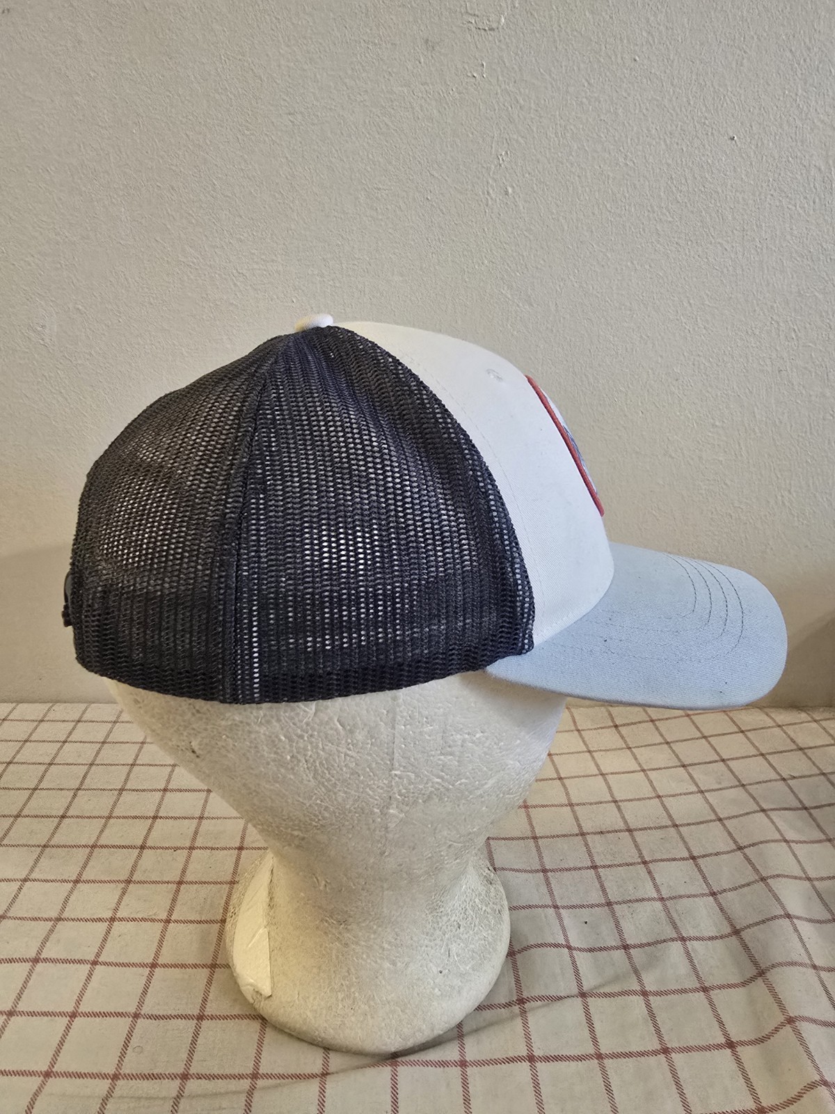 Columbia Ocean Waves Trucker Cap Hat Blue Youth Adjustable Embroidered