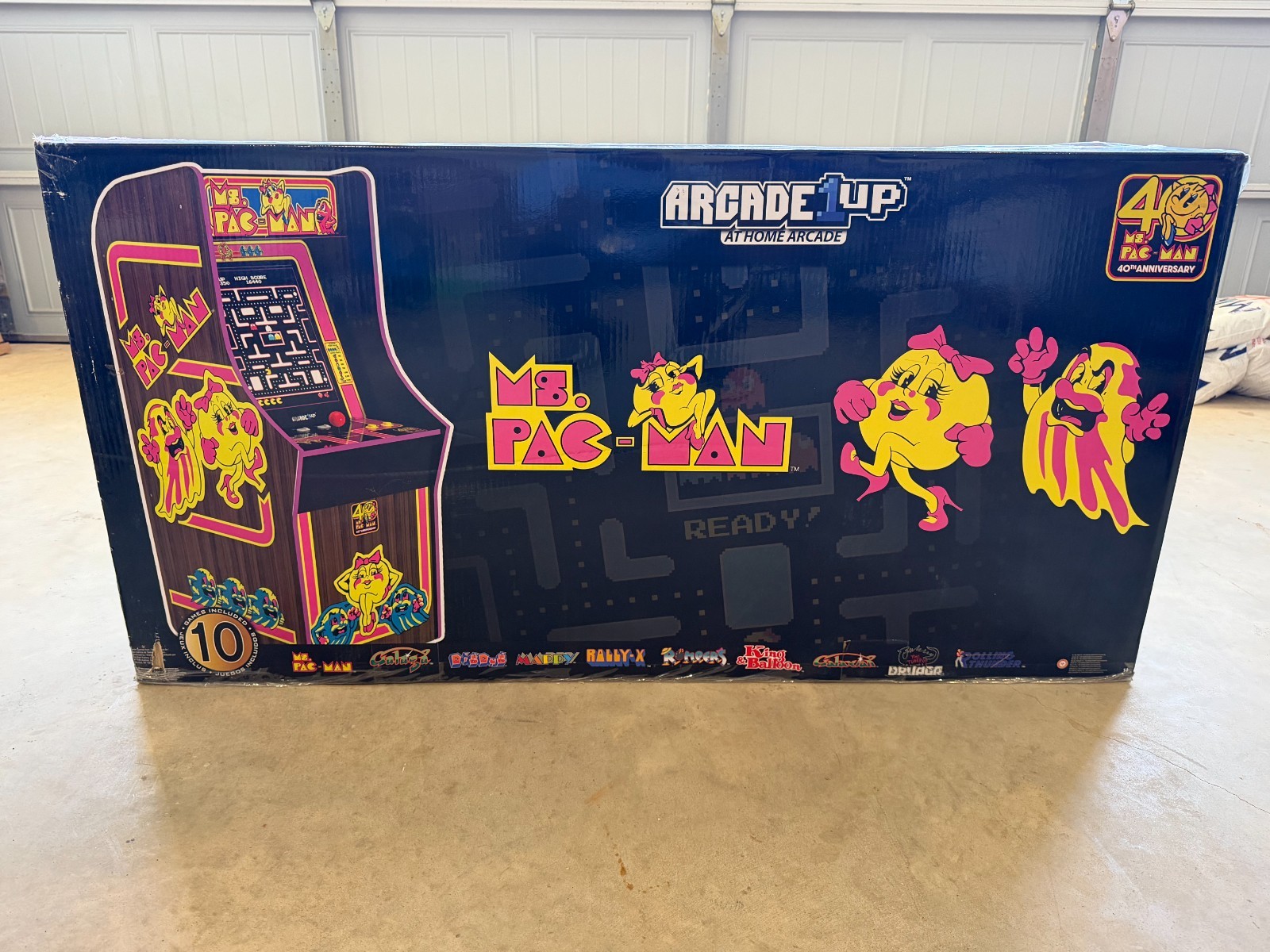 Arcade1up Ms Pac Man 40th Anniversary Edition New In The Box