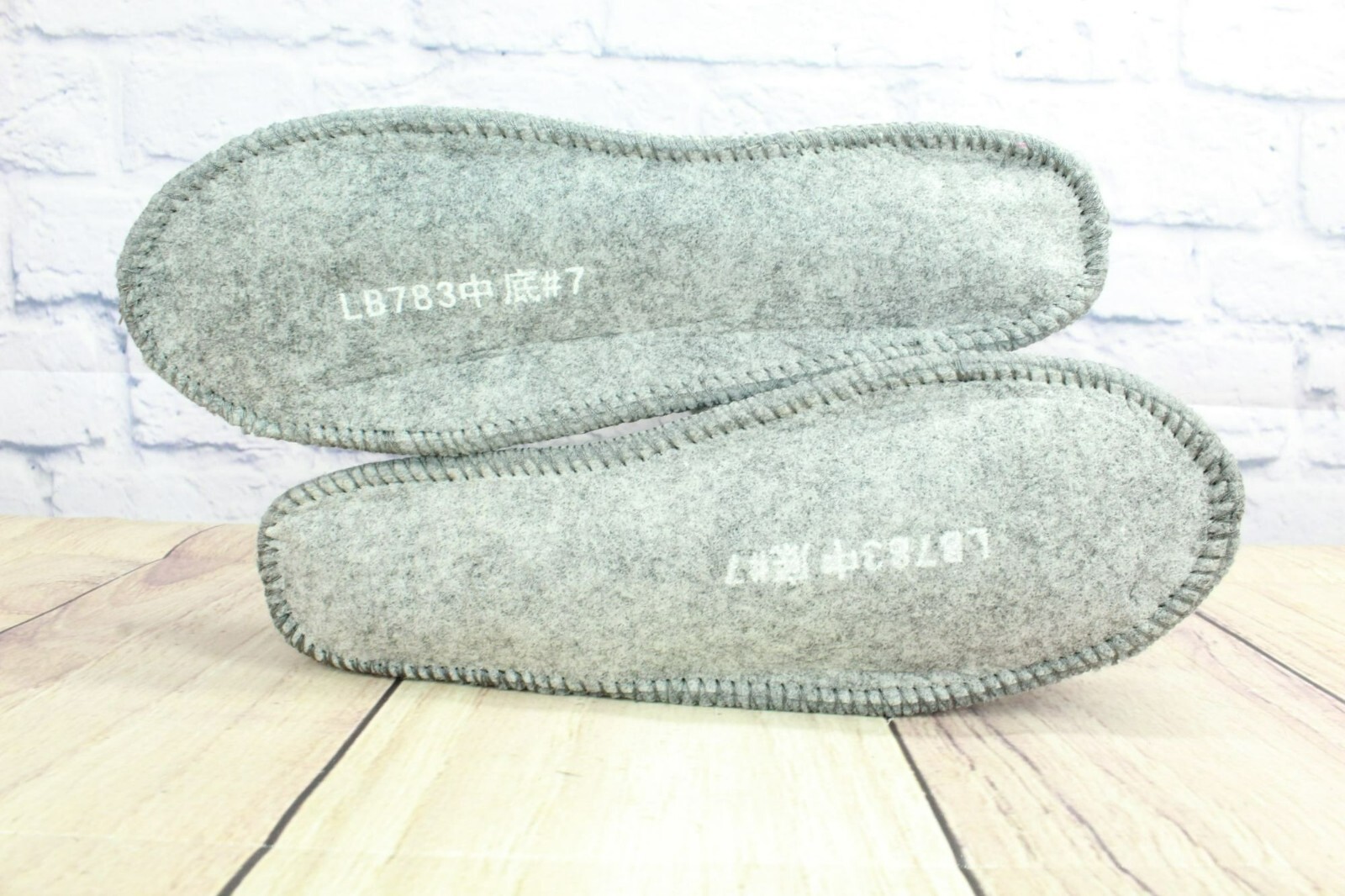 LL Bean Kids Gray Wool Warm Replacement Boot Liner Inserts Size 7
