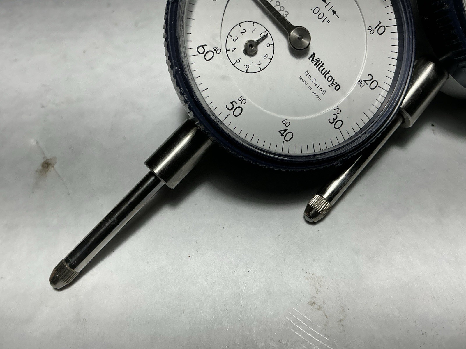 (2) Mitutoyo No. 2416S Dial Indicator