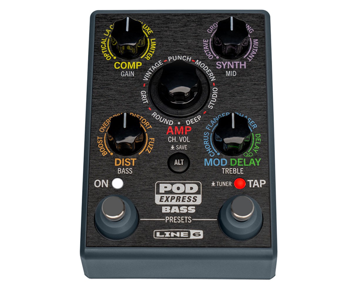 Line 6 POD Express Bass Portable Multi-FX Pedal