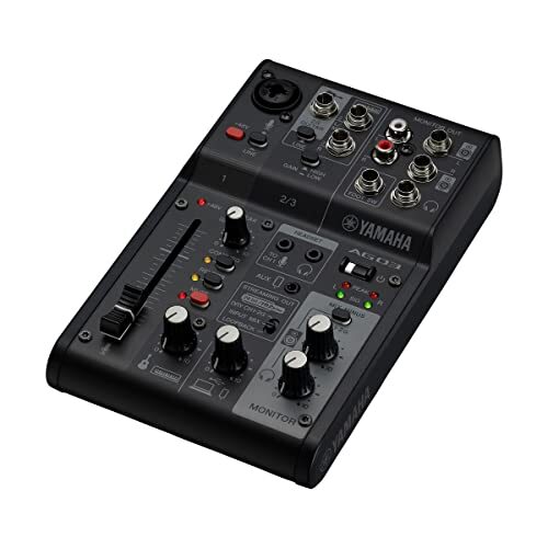 YAMAHA AG03MK2 Black AT2020 Delivery for PC users DTM Set