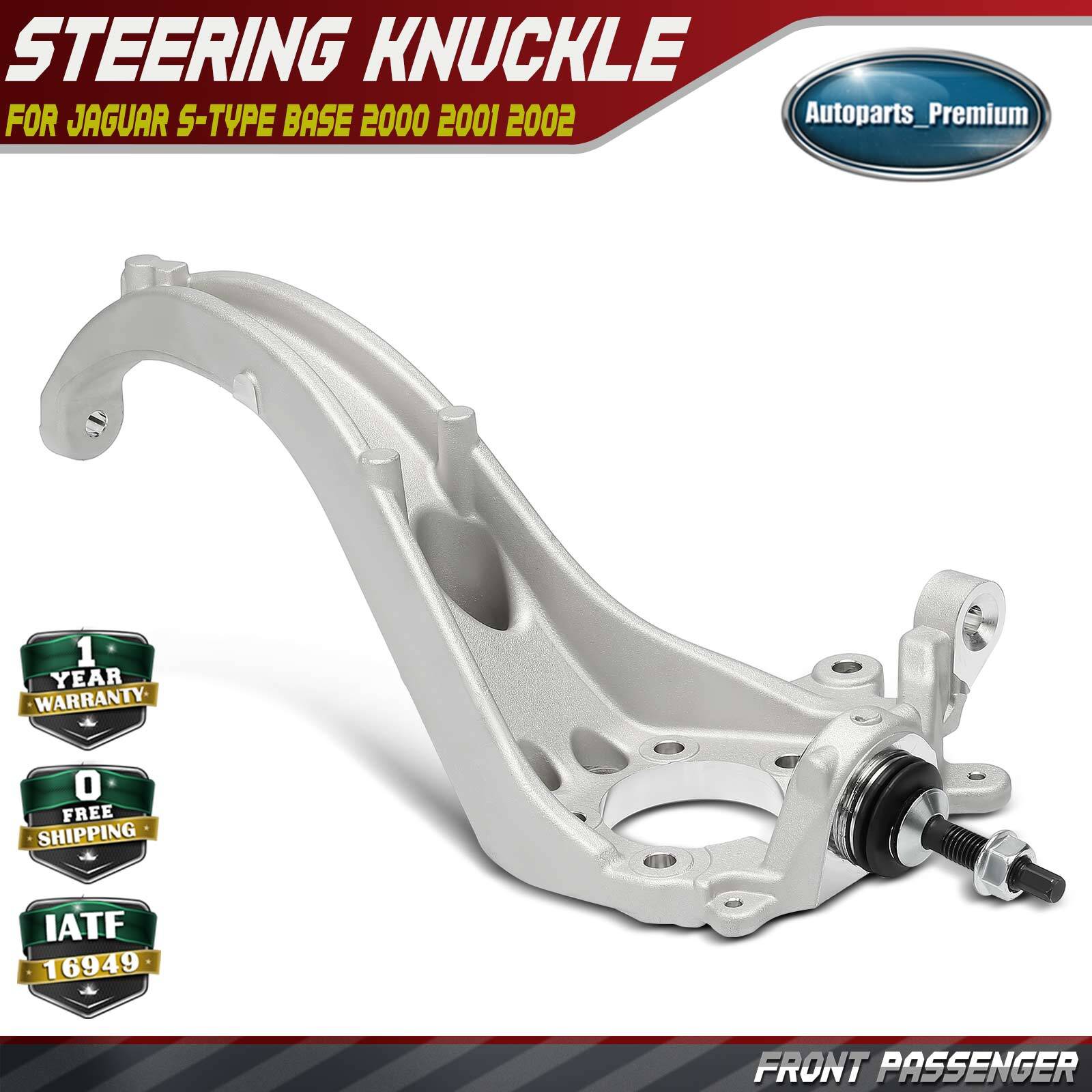 Front Passenger RH Side Steering Knuckle for Jaguar S-Type Base 2000 2001 2002