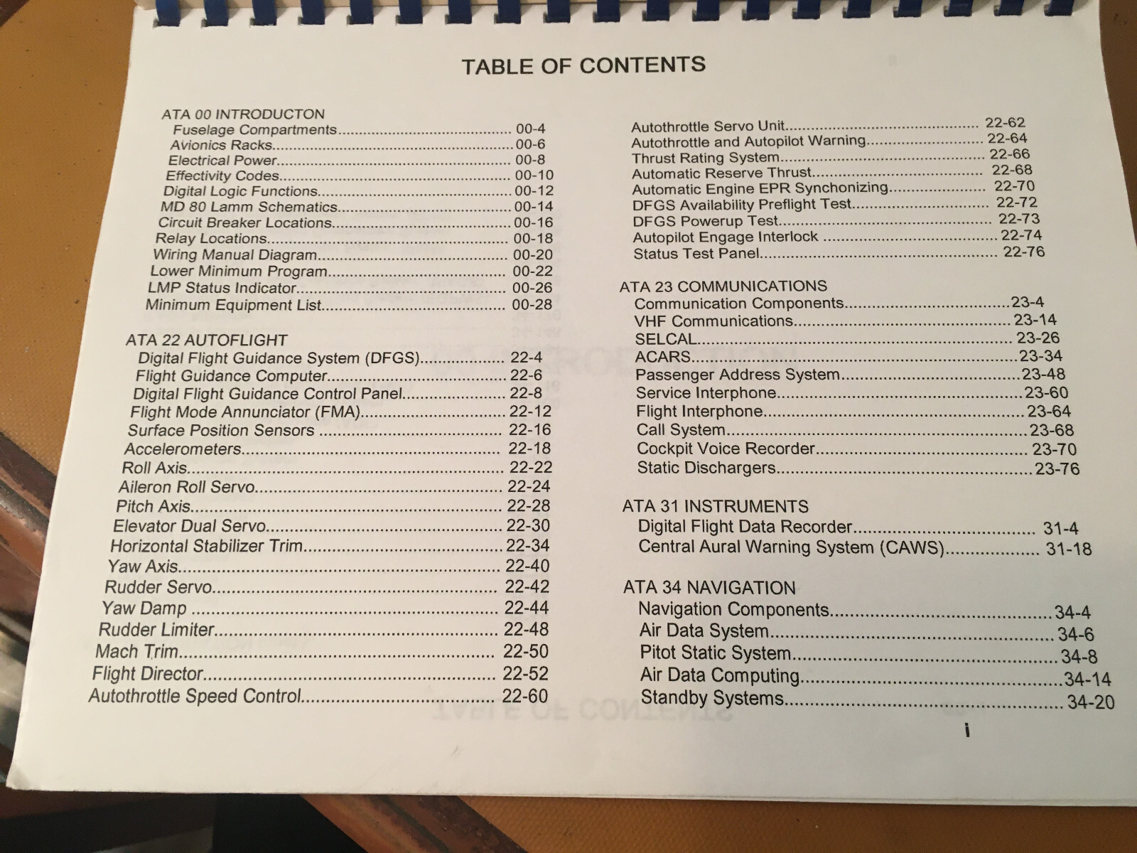 MD-80 Avionics Maintenance Training Manual