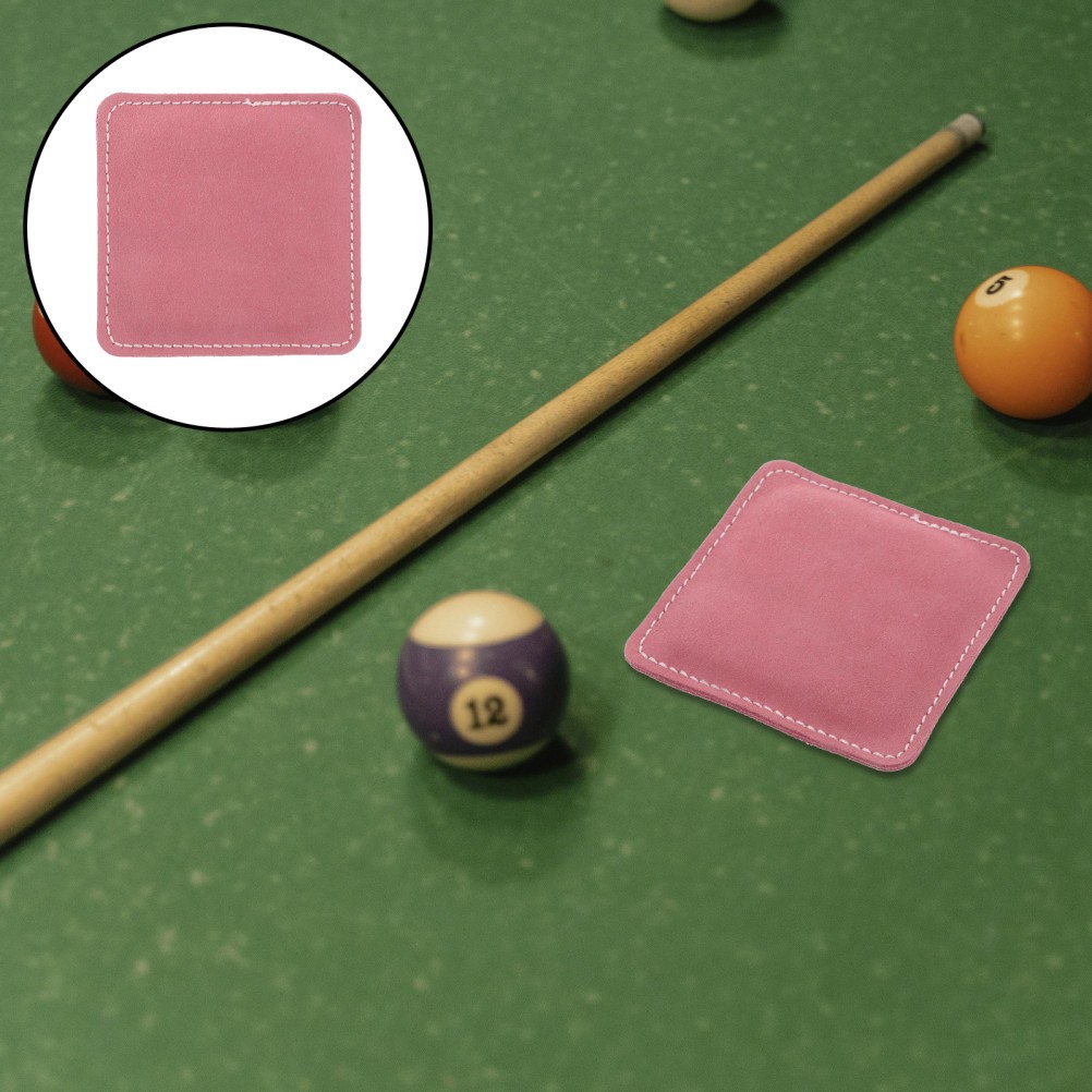 Pink Billiard Cue Cleaning Tool Soft Surface Reusable Cue Stick Wipe